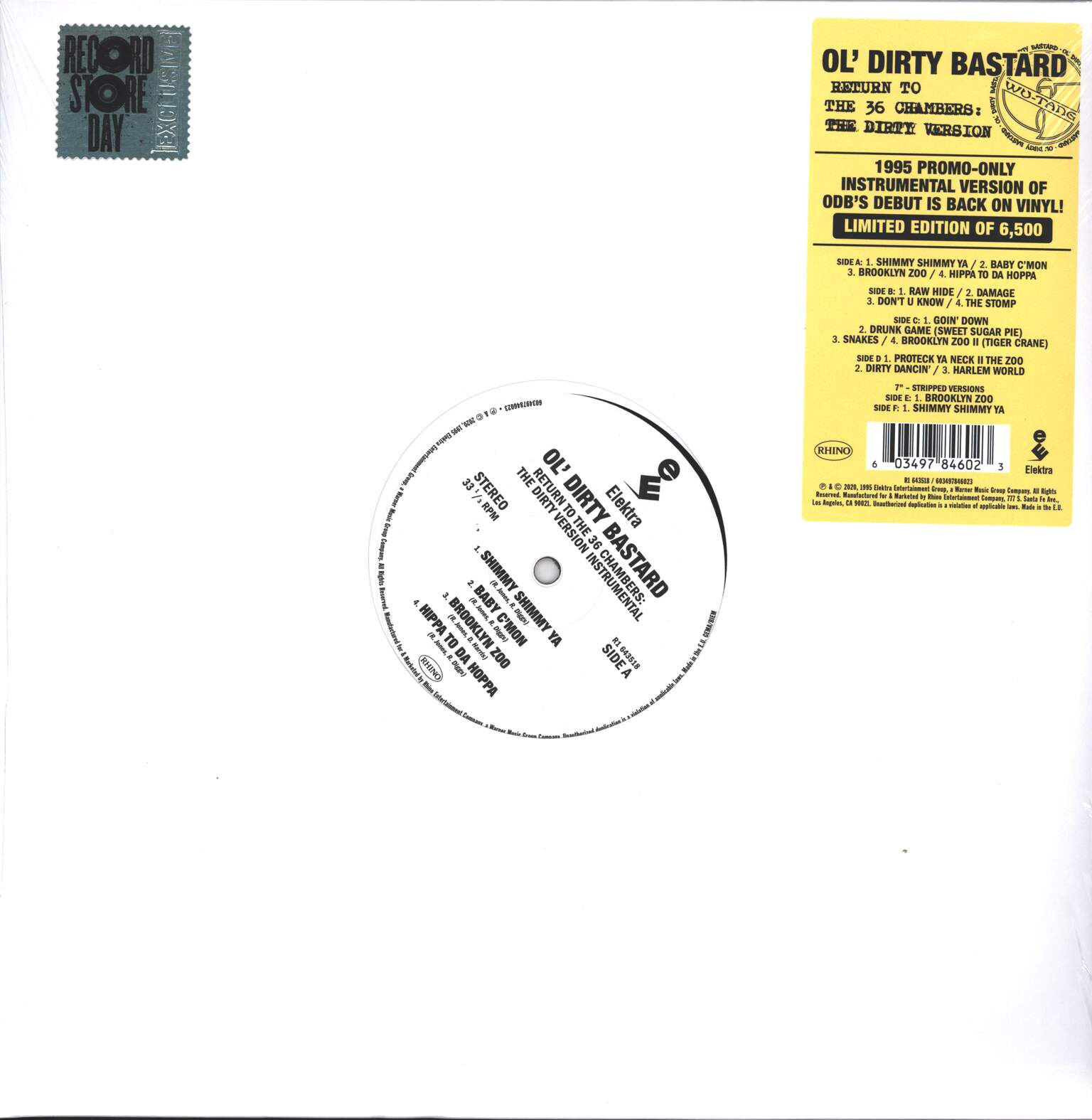 Ol Dirty Bastard: Return To The 36 Chambers: The Dirty Version Instrumental, 1×7" Single (Vinyl), 2×LP (Vinyl)
