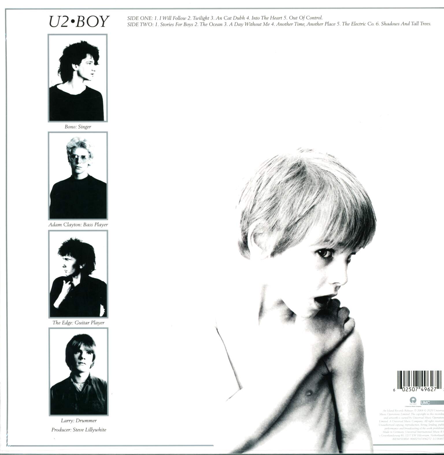 U2: Boy, 1×LP (Vinyl)