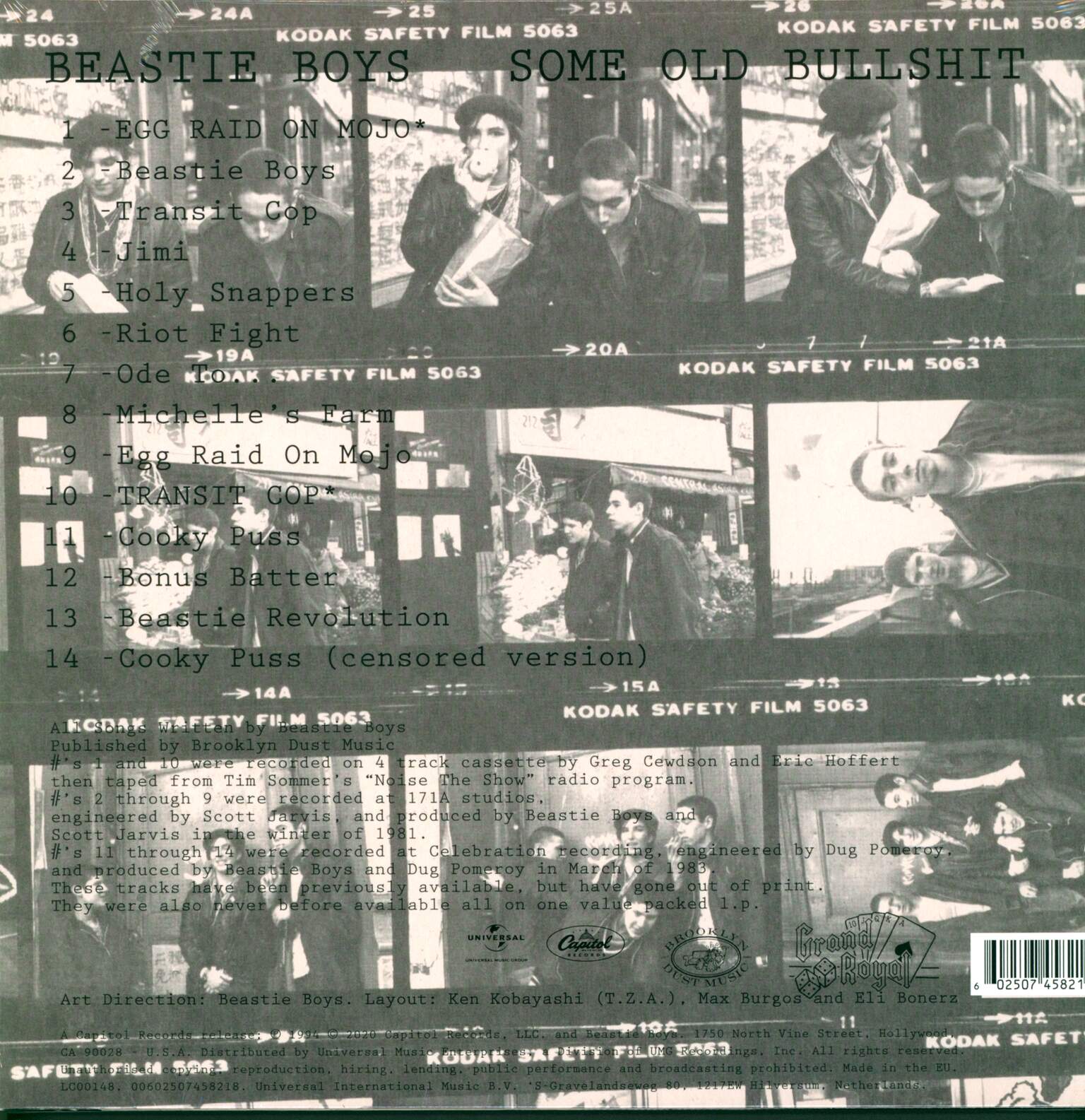 Beastie Boys: Some Old Bullshit, 1×LP (Vinyl)