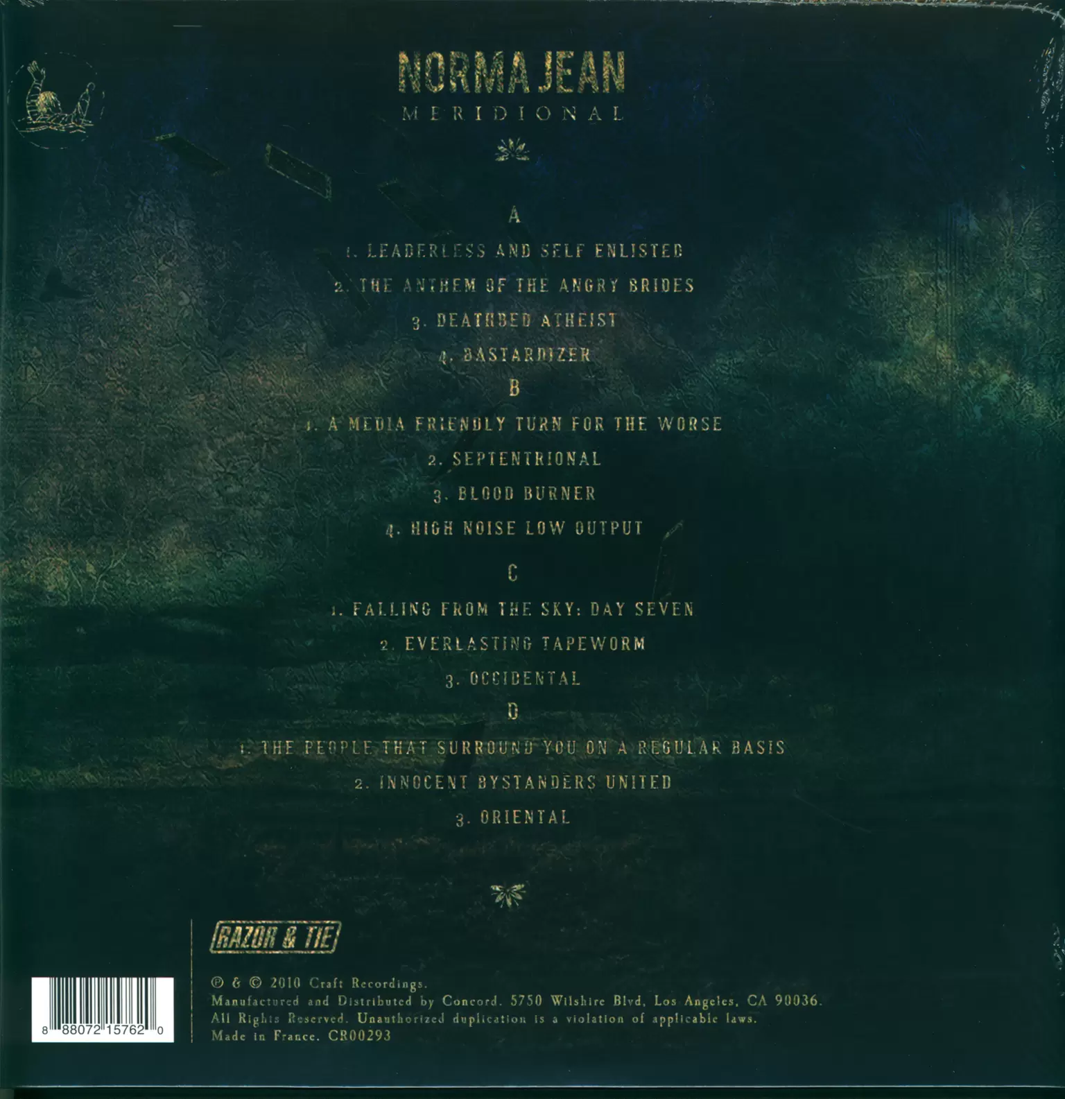 Norma Jean: Meridional, 2×LP (Vinyl)