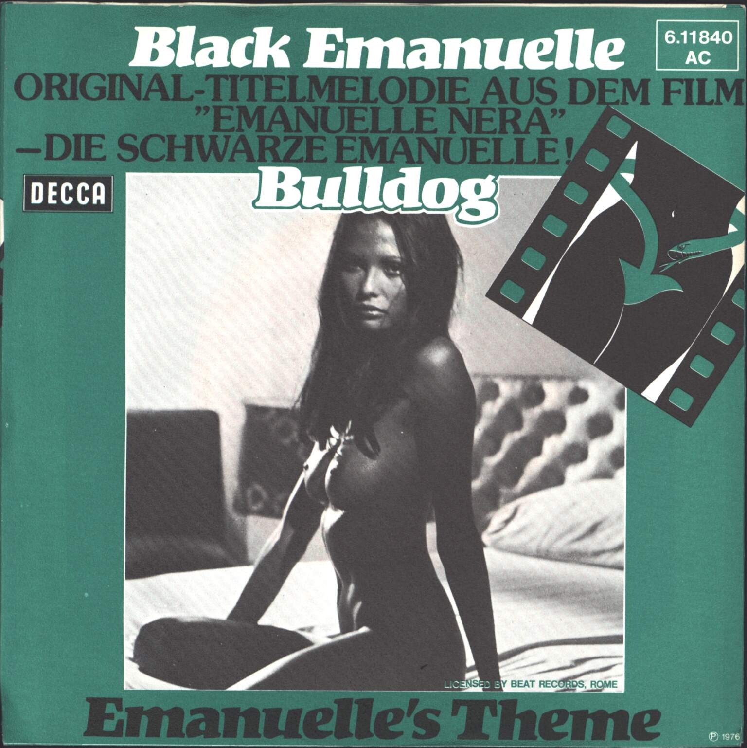 Bulldog: Black Emanuelle (Original-Titelmelodie Aus Dem Film "Emanuelle Nera" - Die Schwarze Emanuelle!), 1×7" Single (Vinyl)