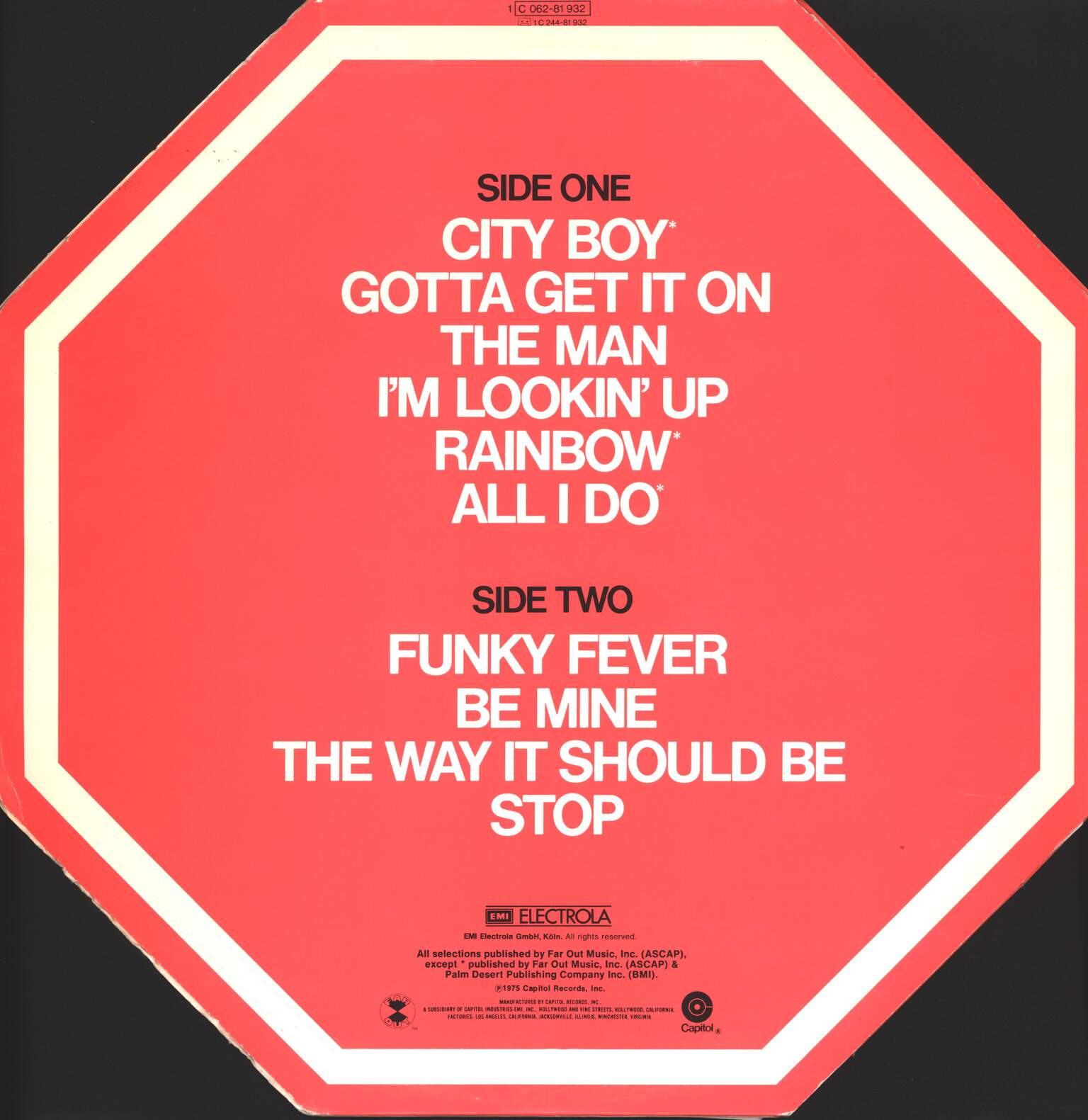 Eric Burdon Band: Stop, 1×LP (Vinyl)