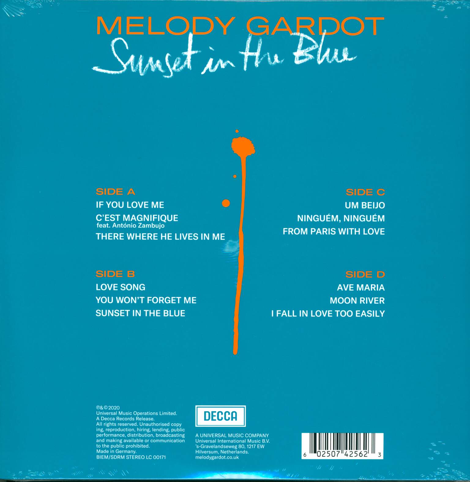 Melody Gardot: Sunset In The Blue, 2×LP (Vinyl)