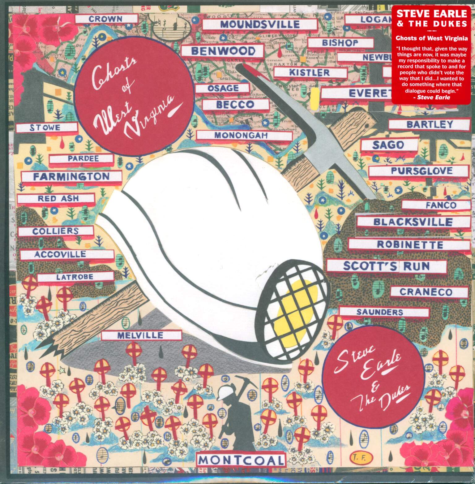 Steve Earle & The Dukes: Ghosts Of West Virginia, 1×LP (Vinyl)