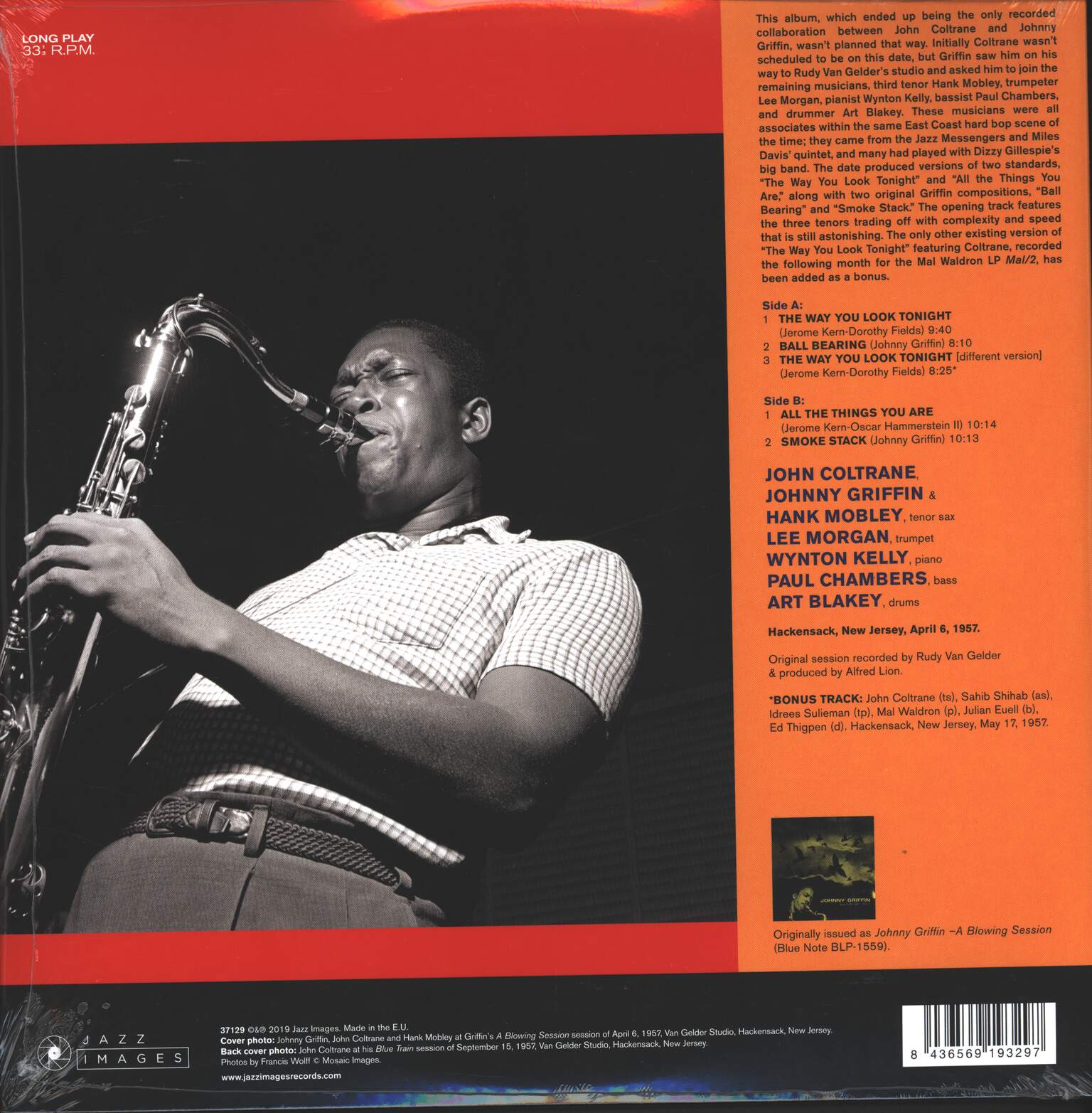 Johnny Griffin: A Blowing Session, 1×LP (Vinyl)