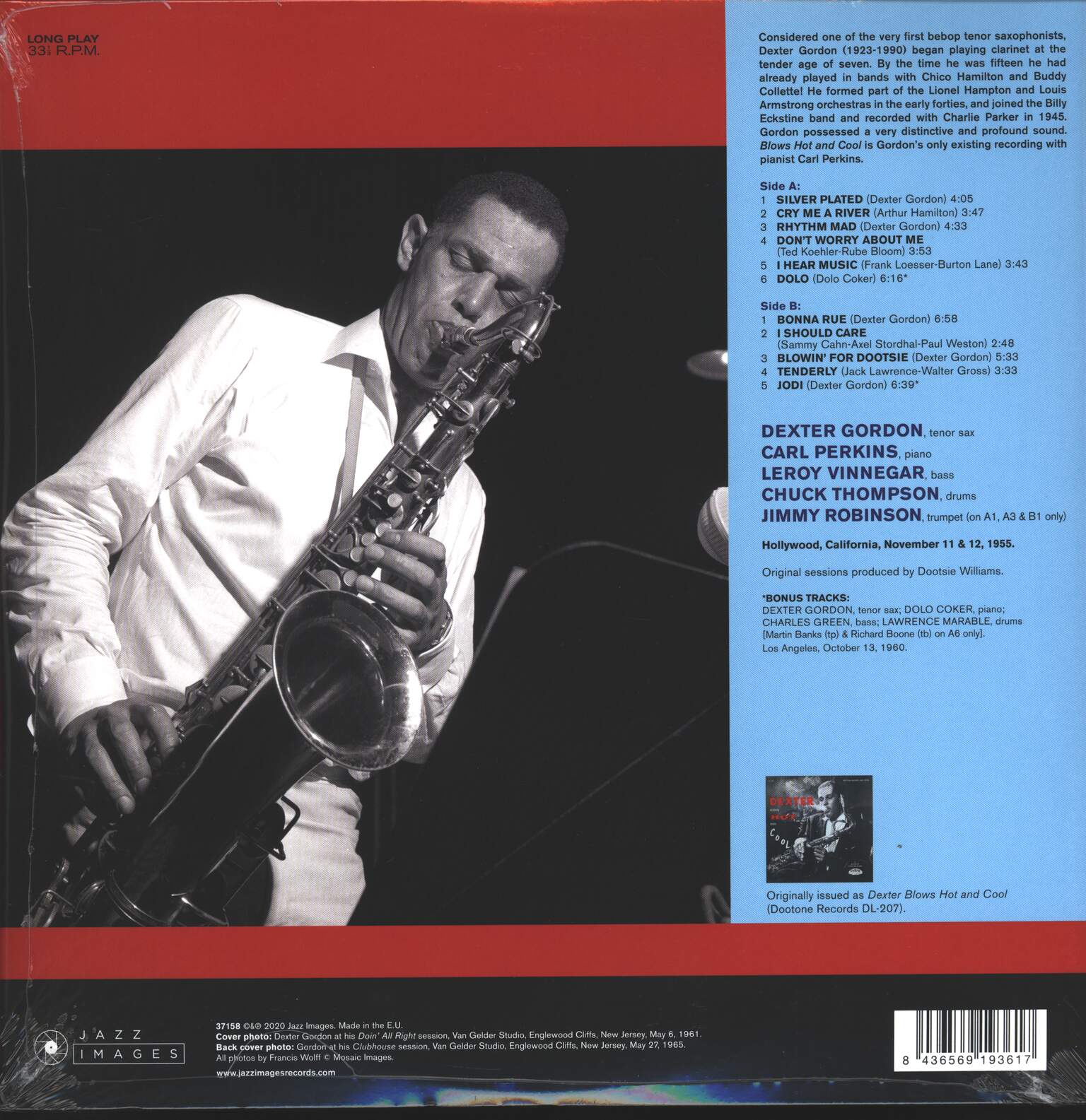 Dexter Gordon: Dexter Blows Hot And Cool, 1×LP (Vinyl)