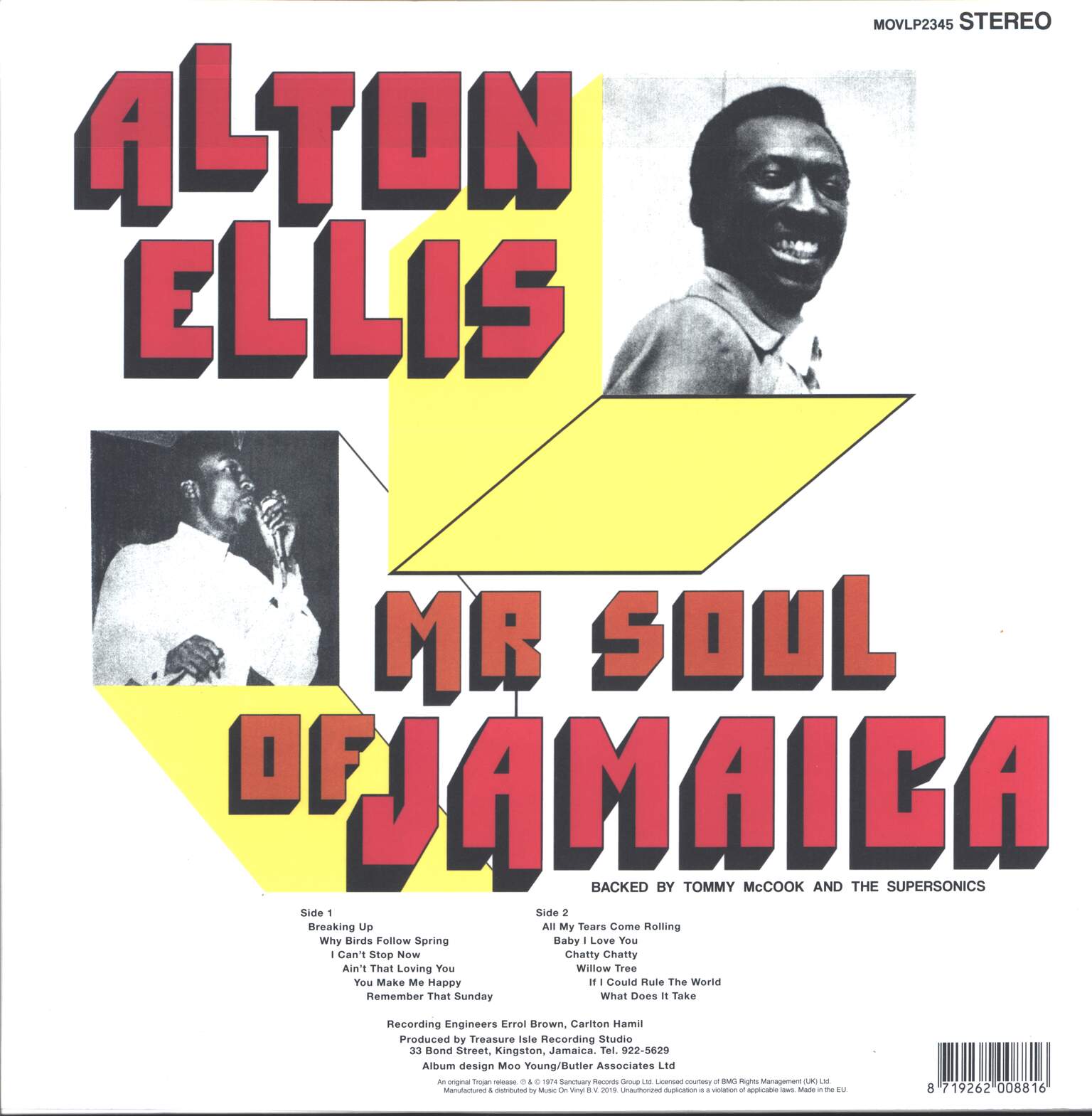 Alton Ellis: Mr Soul Of Jamaica, 1×LP (Vinyl)