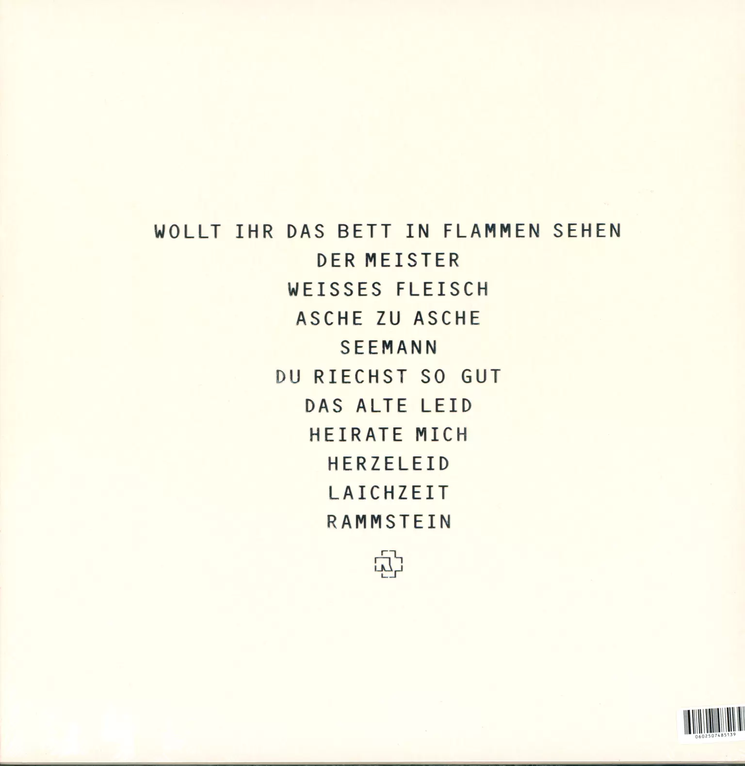 Rammstein: Herzeleid, 2×LP (Vinyl)