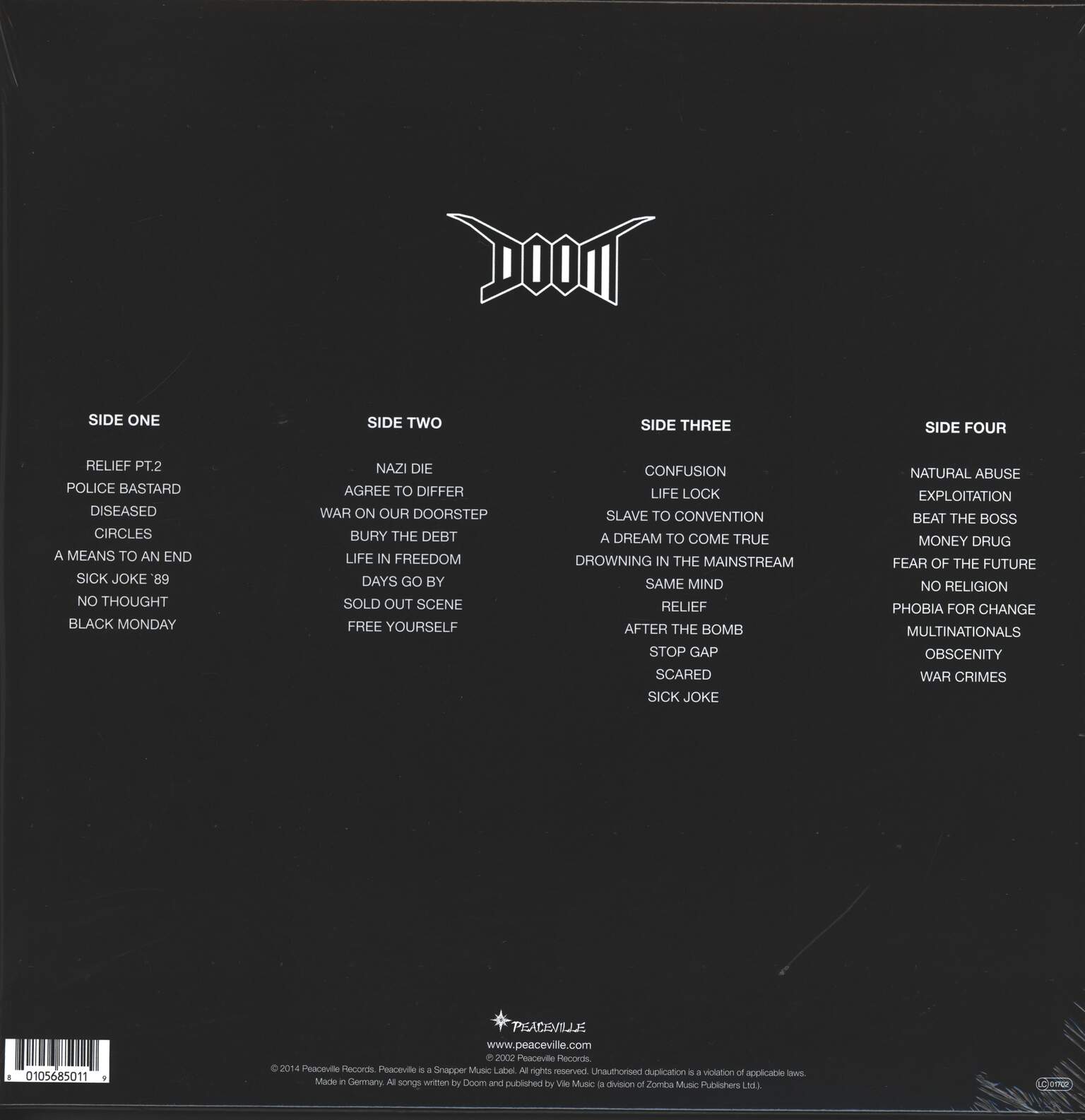 Doom: Total Doom, 2×LP (Vinyl)