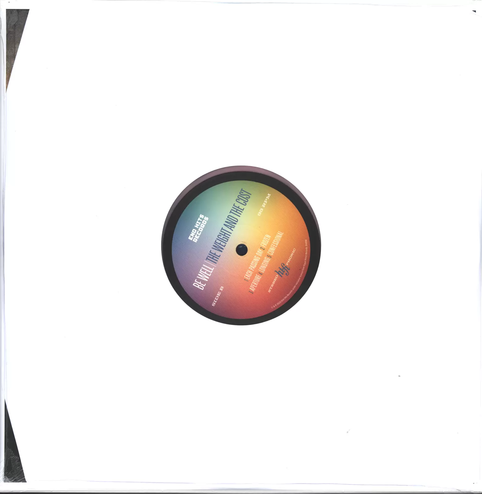 Be Well: The Weight And The Cost, 1×LP (Vinyl)