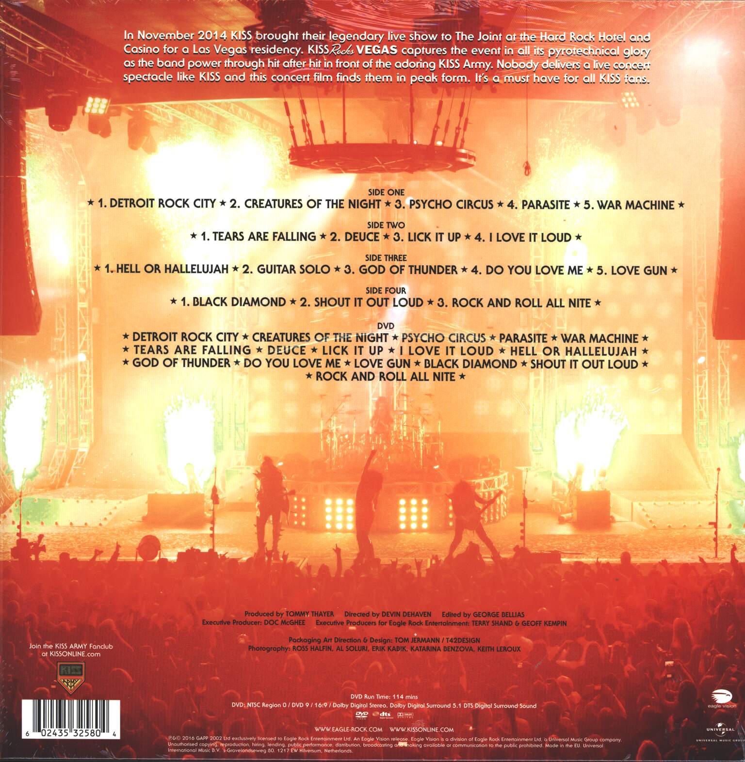 Kiss: Kiss Rocks Vegas, 2×LP (Vinyl)