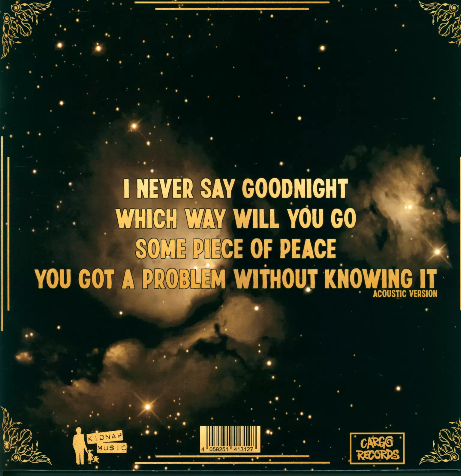 The Baboon Show: I Never Say Goodnight, 1×12" Maxi Single (Vinyl)