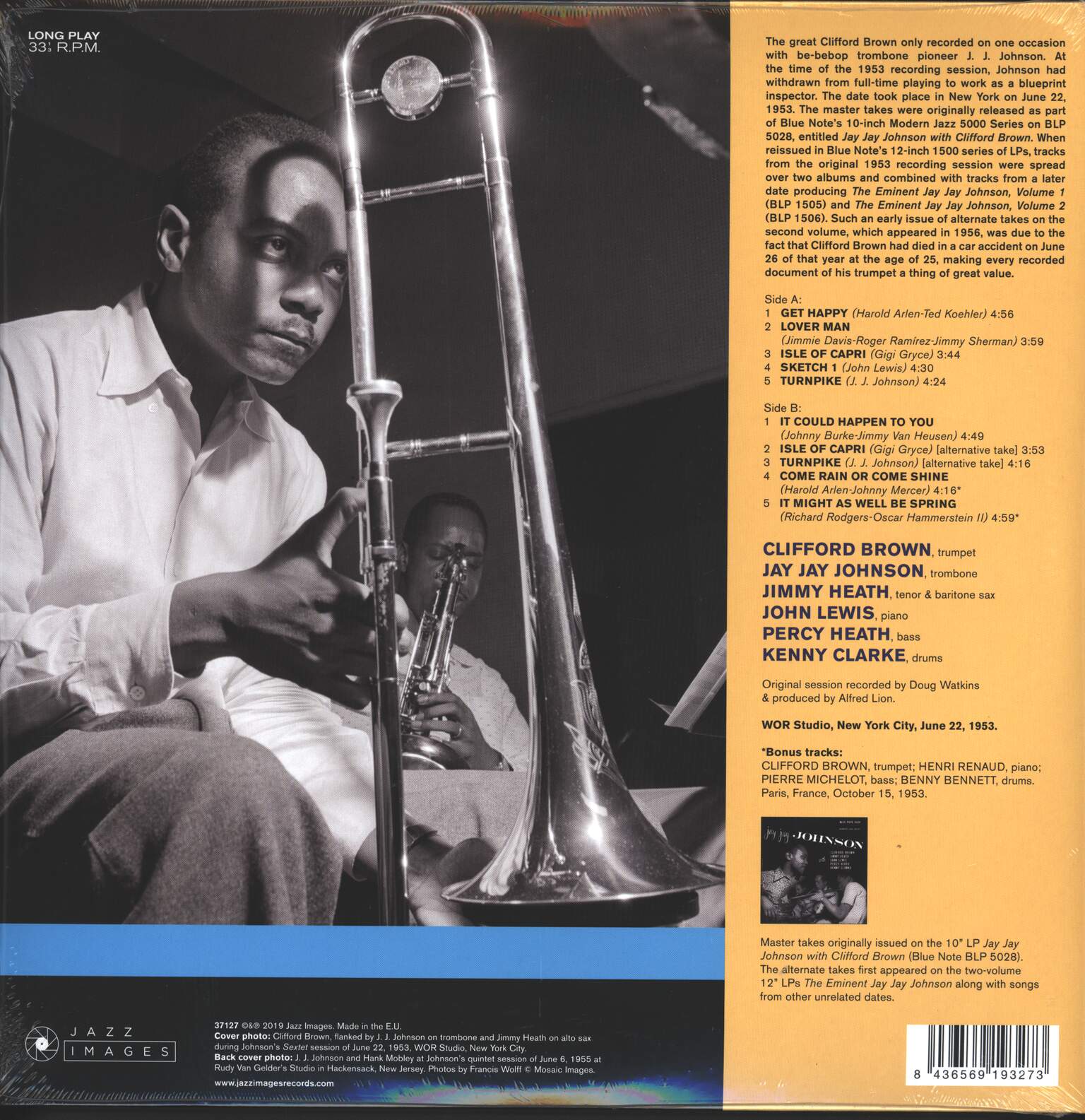 Clifford Brown: Get Happy, 1×LP (Vinyl)