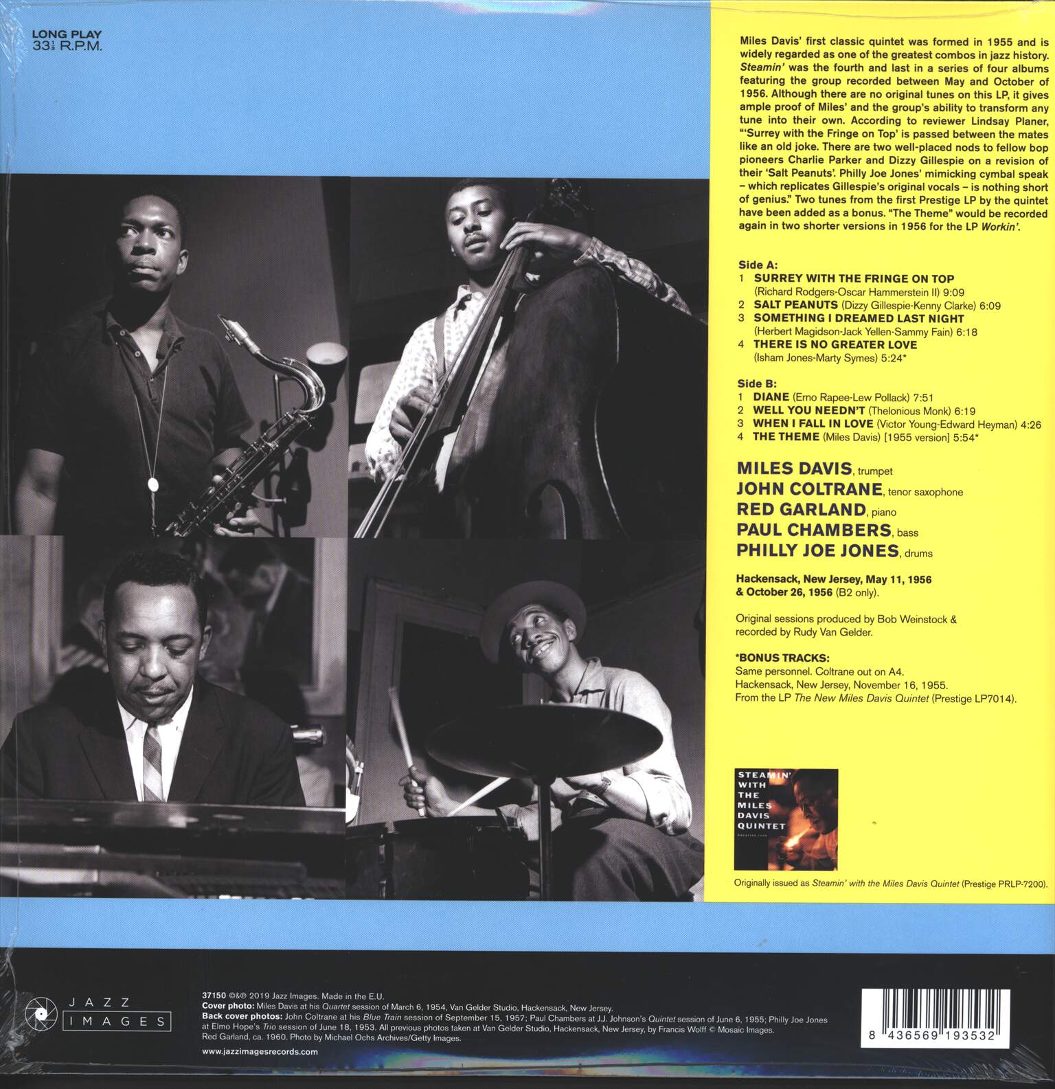 Miles Davis: Steamin’, 1×LP (Vinyl)