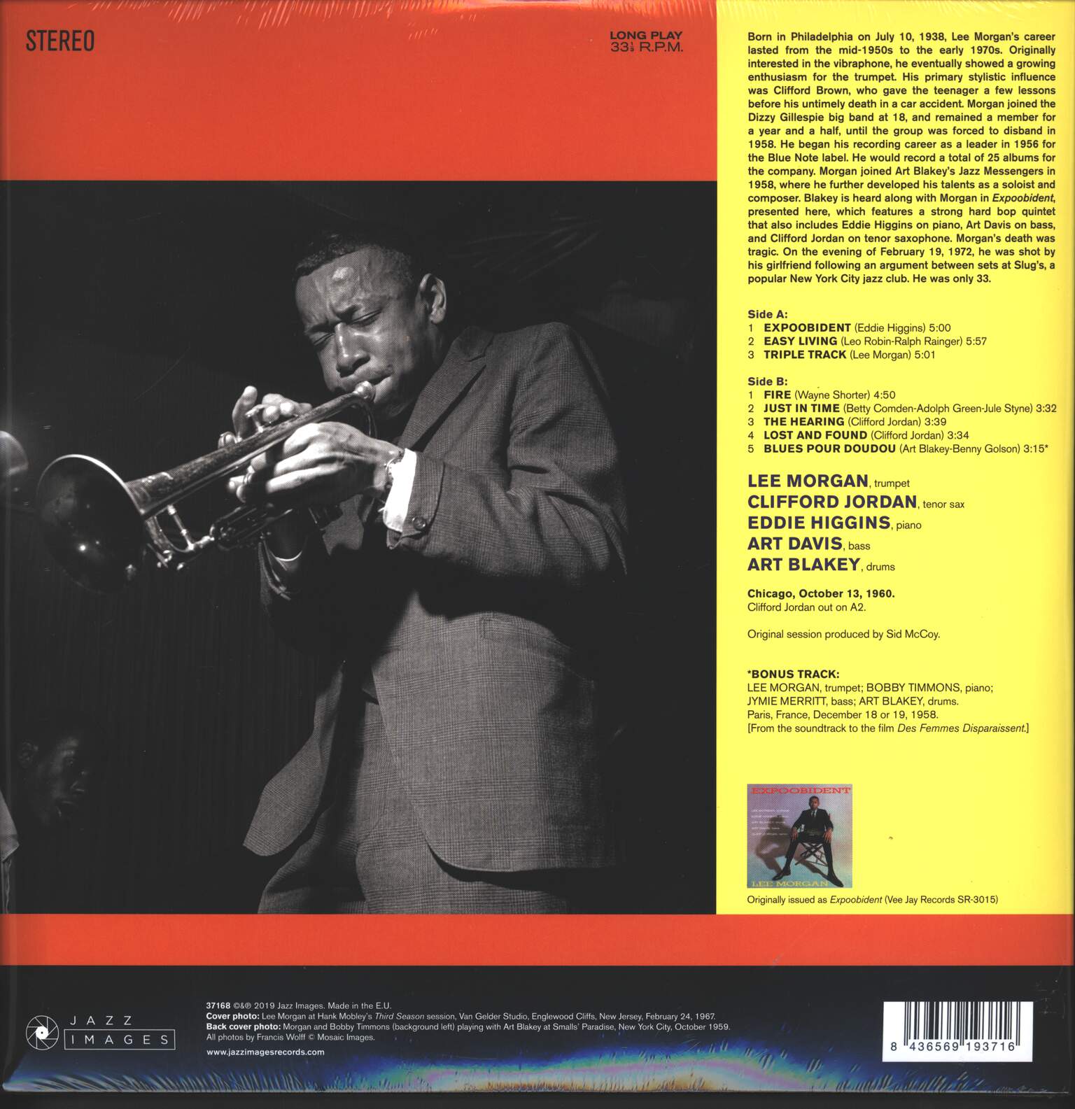 Lee Morgan: Expoobident, 1×LP (Vinyl)