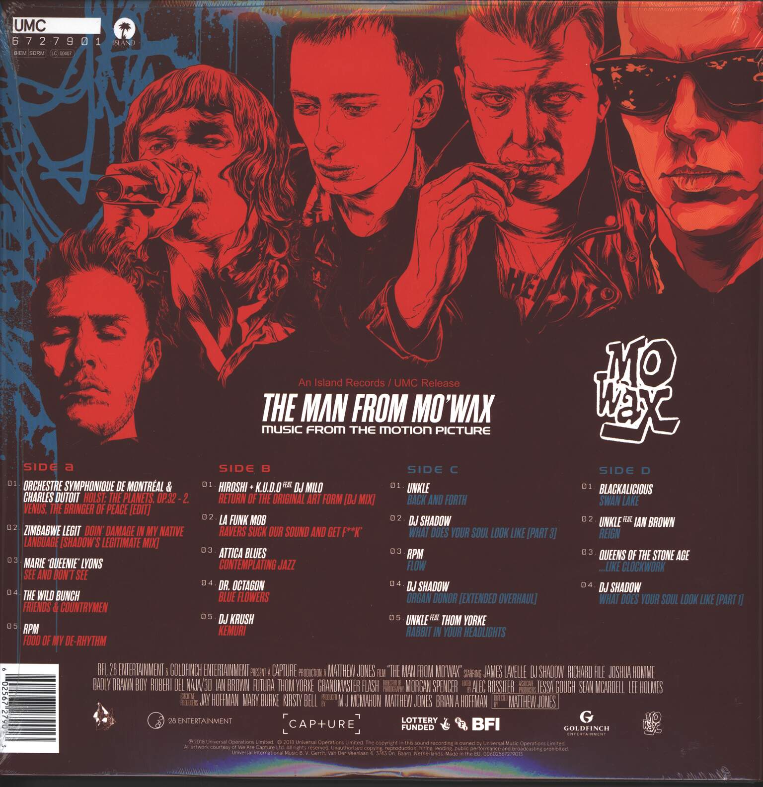 Various: The Man From Mo'Wax (Music From The Motion Picture), 1×LP (Vinyl), 1×LP (Vinyl)