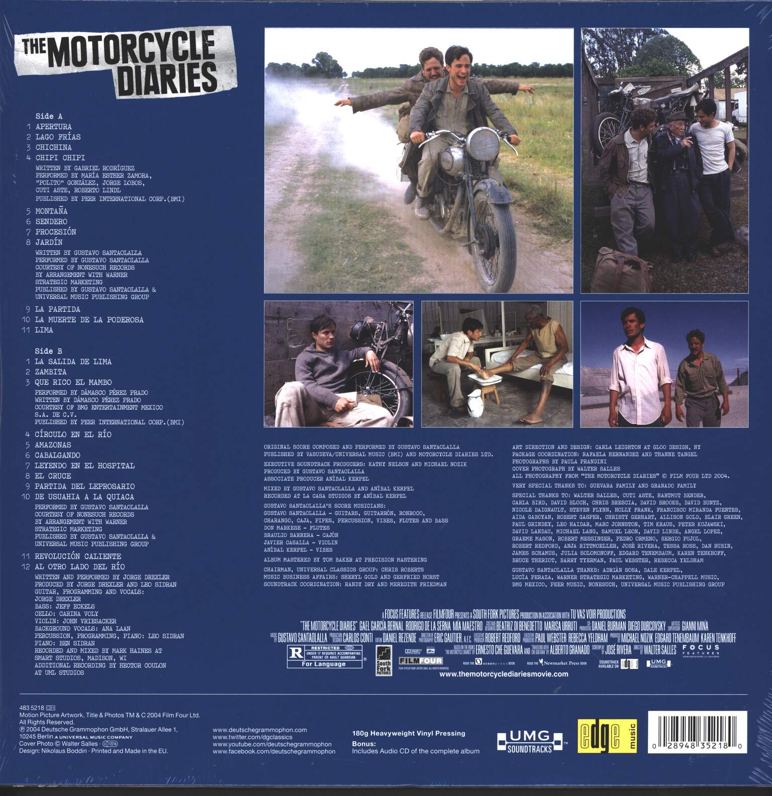 Gustavo Santaolalla: The Motorcycle Diaries, 1×LP (Vinyl)