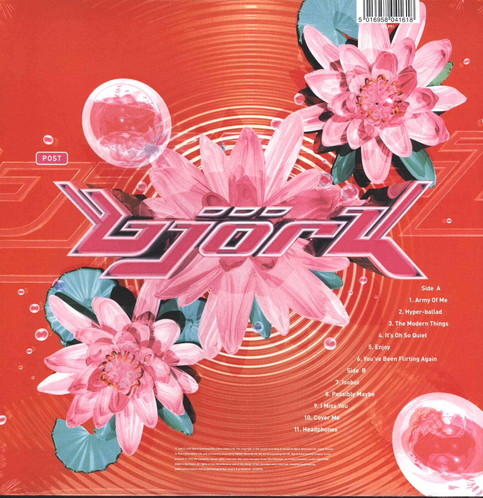 Björk: Post, 1×LP (Vinyl)