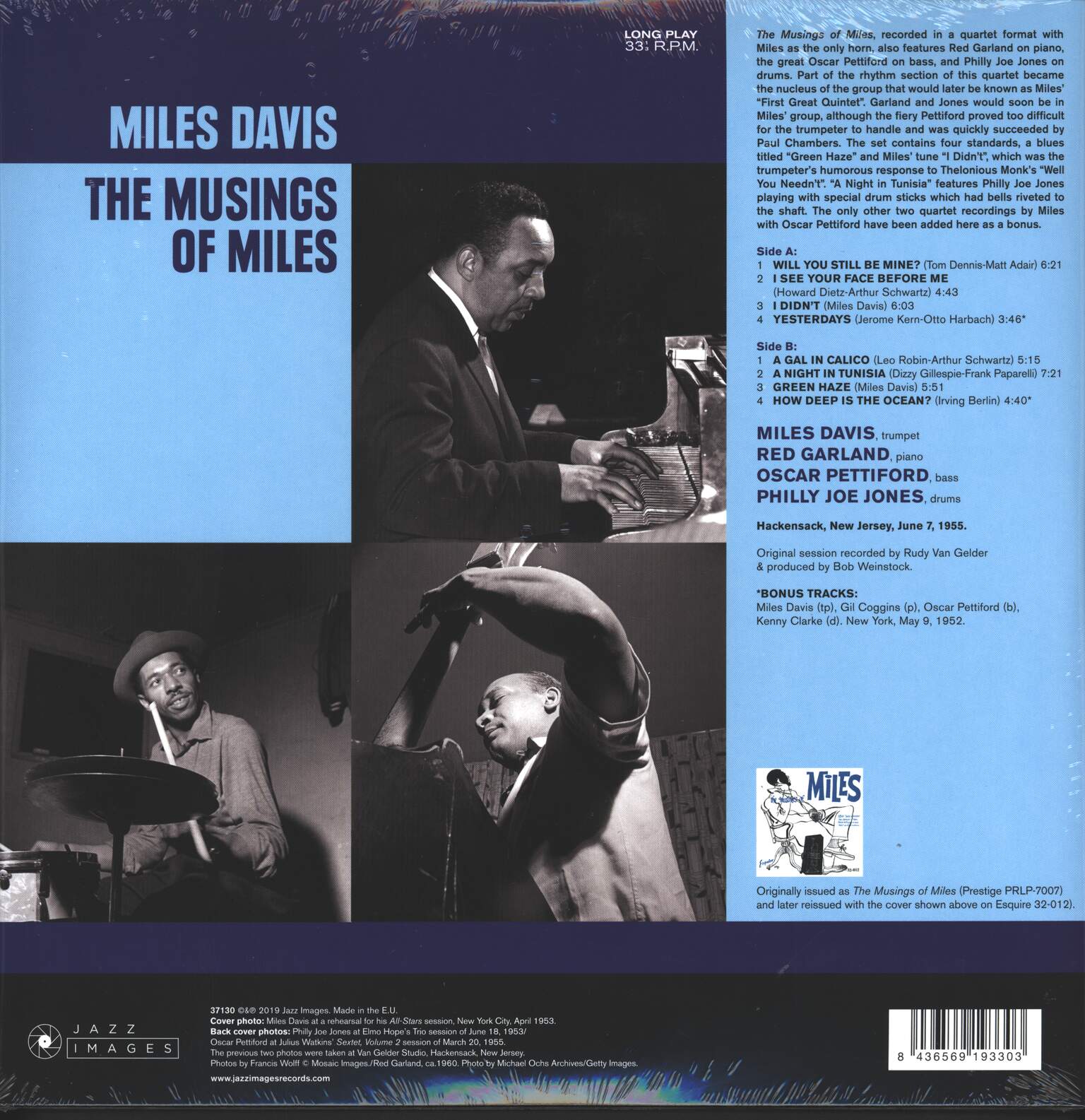 Miles Davis: The Musings Of Miles, 1×LP (Vinyl)