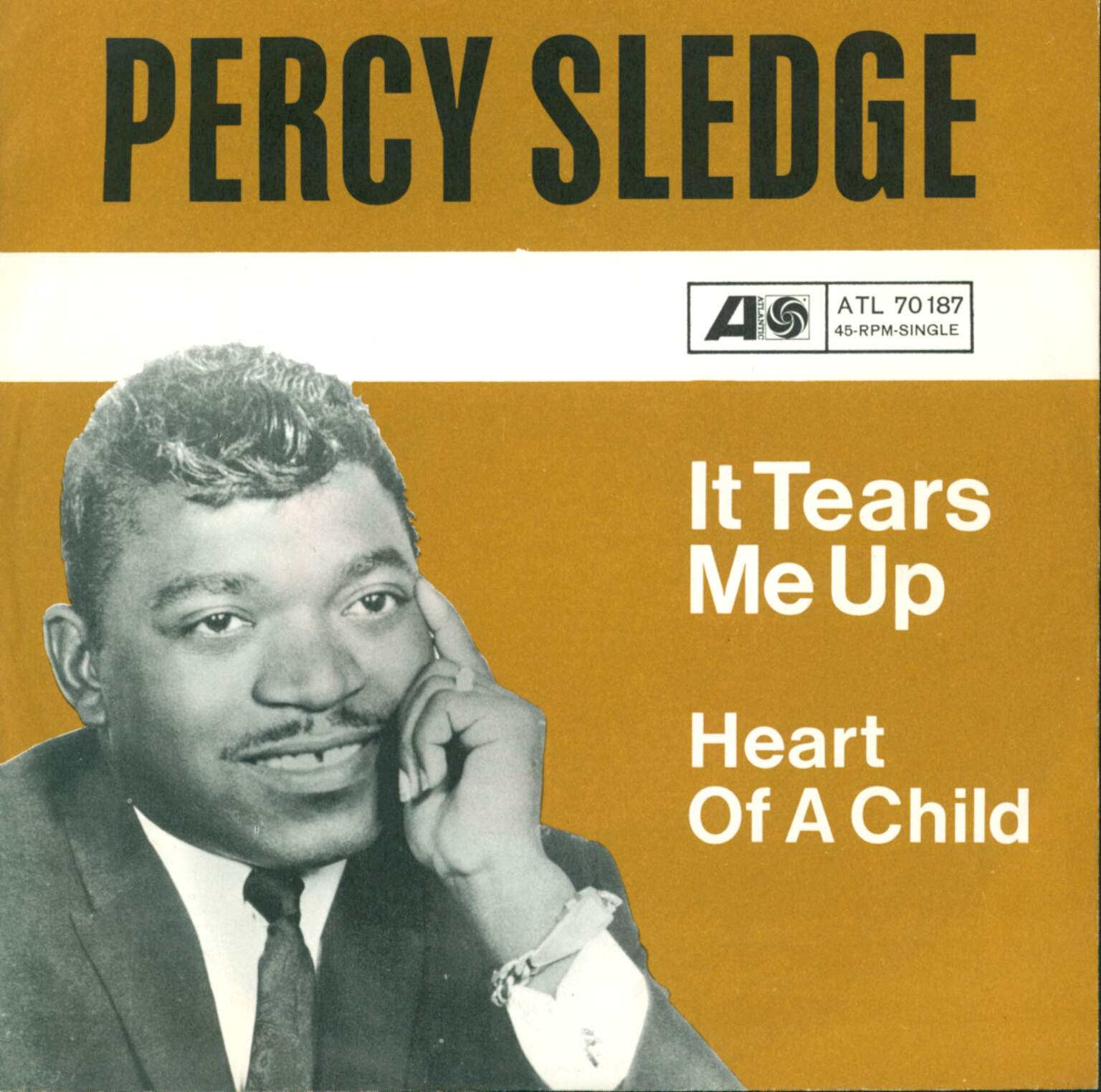 Percy Sledge: It Tears Me Up / Heart Of A Child, 1×7" Single (Vinyl)