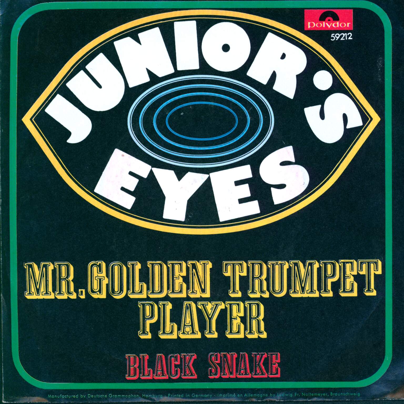 Junior's Eyes: Mr. Golden Trumpet Player, 1×7" Single (Vinyl)