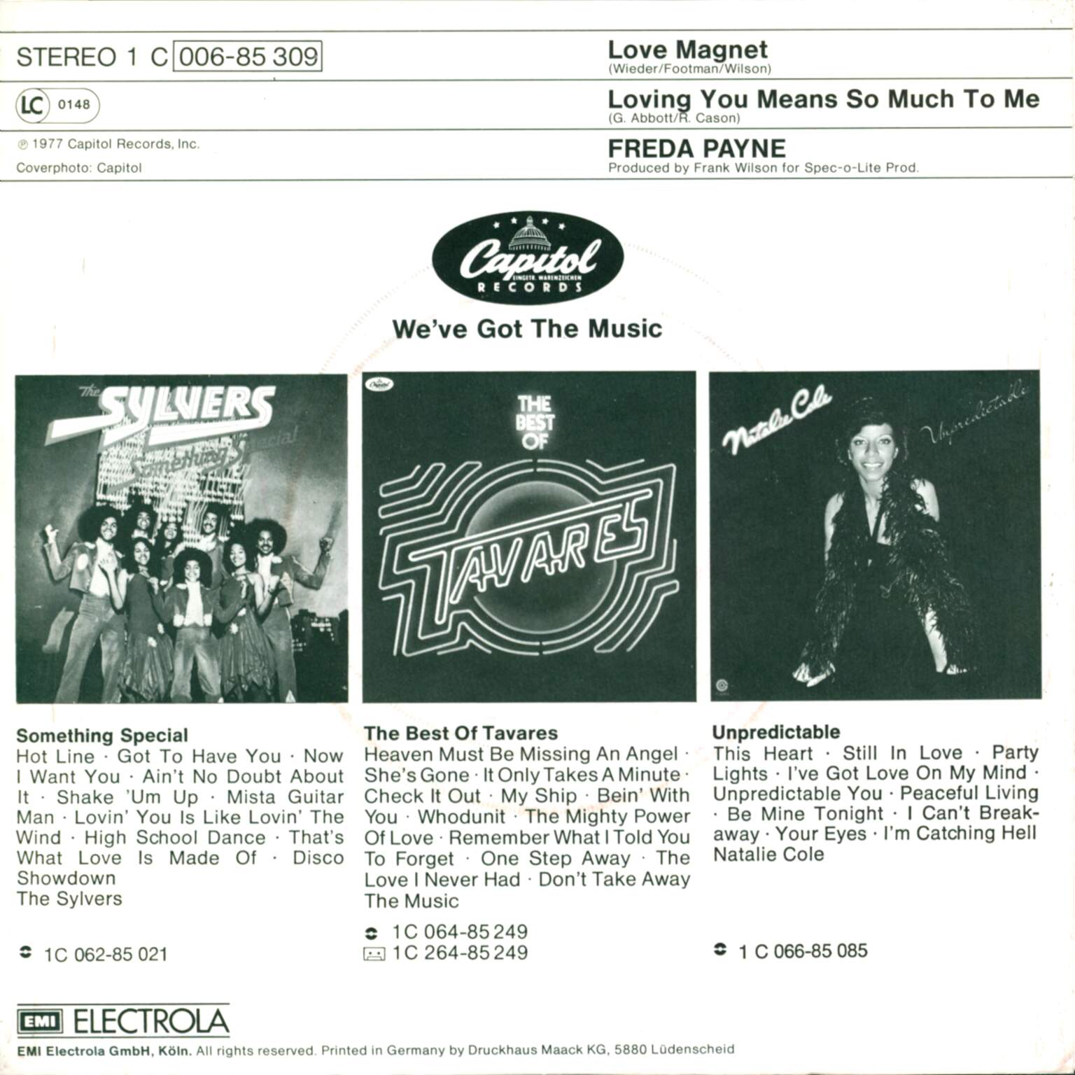 Freda Payne: Love Magnet, 1×7" Single (Vinyl)