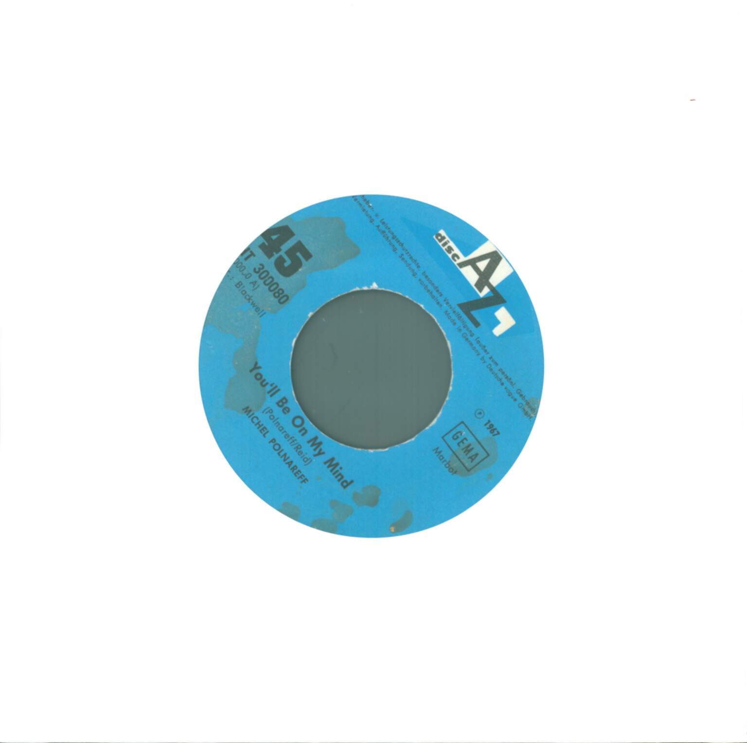 Michel Polnareff: You'll Be On My Mind, 1×7" Single (Vinyl)