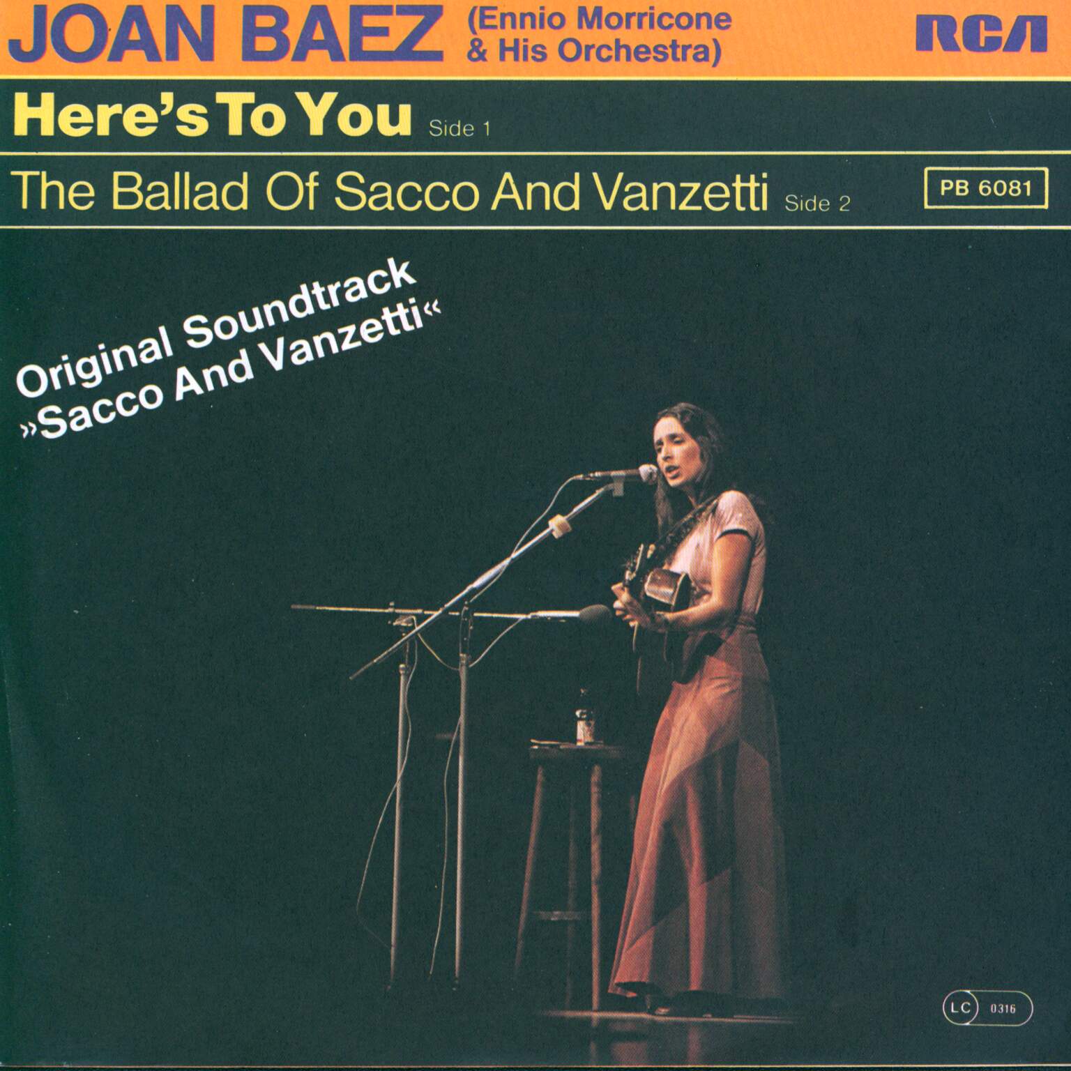 Joan Baez: Here's To You, 1×7" Single (Vinyl)