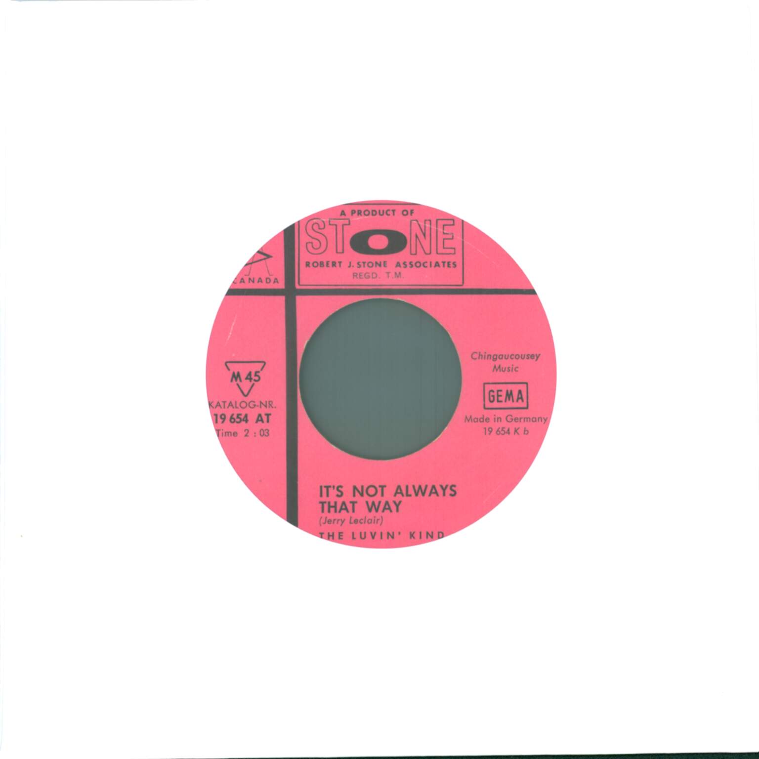 The Luvin' Kind: That Jungle Sun, 1×7" Single (Vinyl)