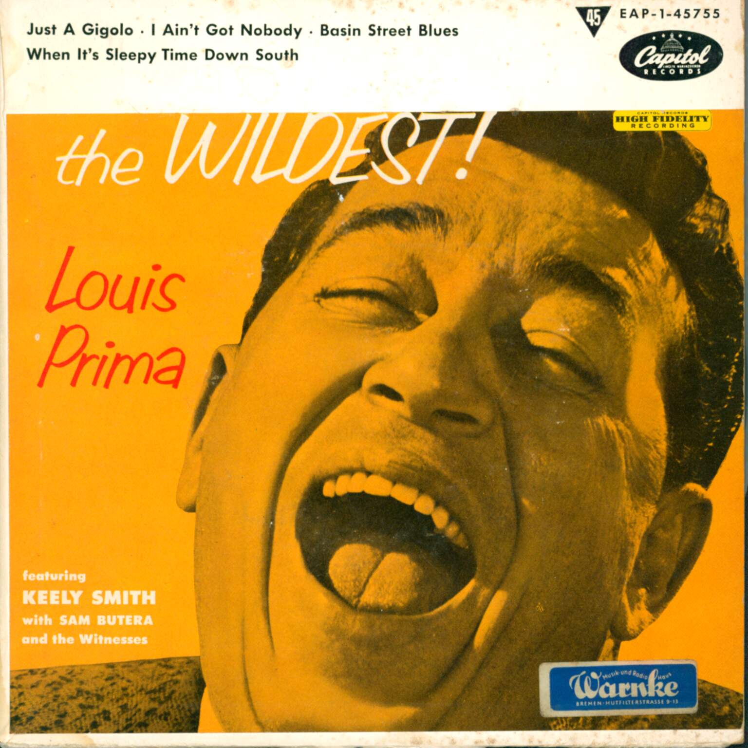 Louis Prima: The Wildest, 1×7" Single (Vinyl)