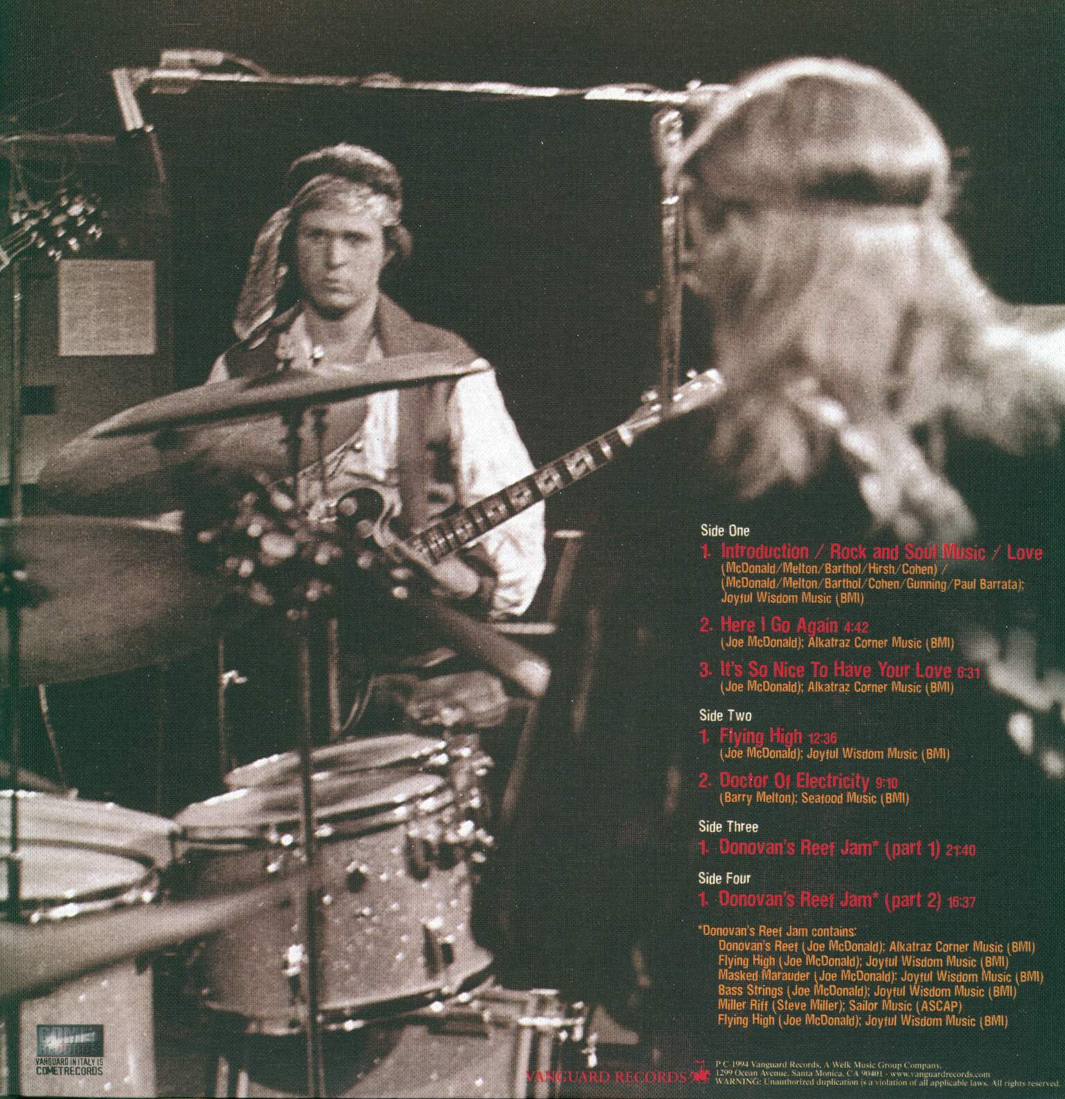 Country Joe And The Fish: Live! Fillmore West 1969, 2×LP (Vinyl)