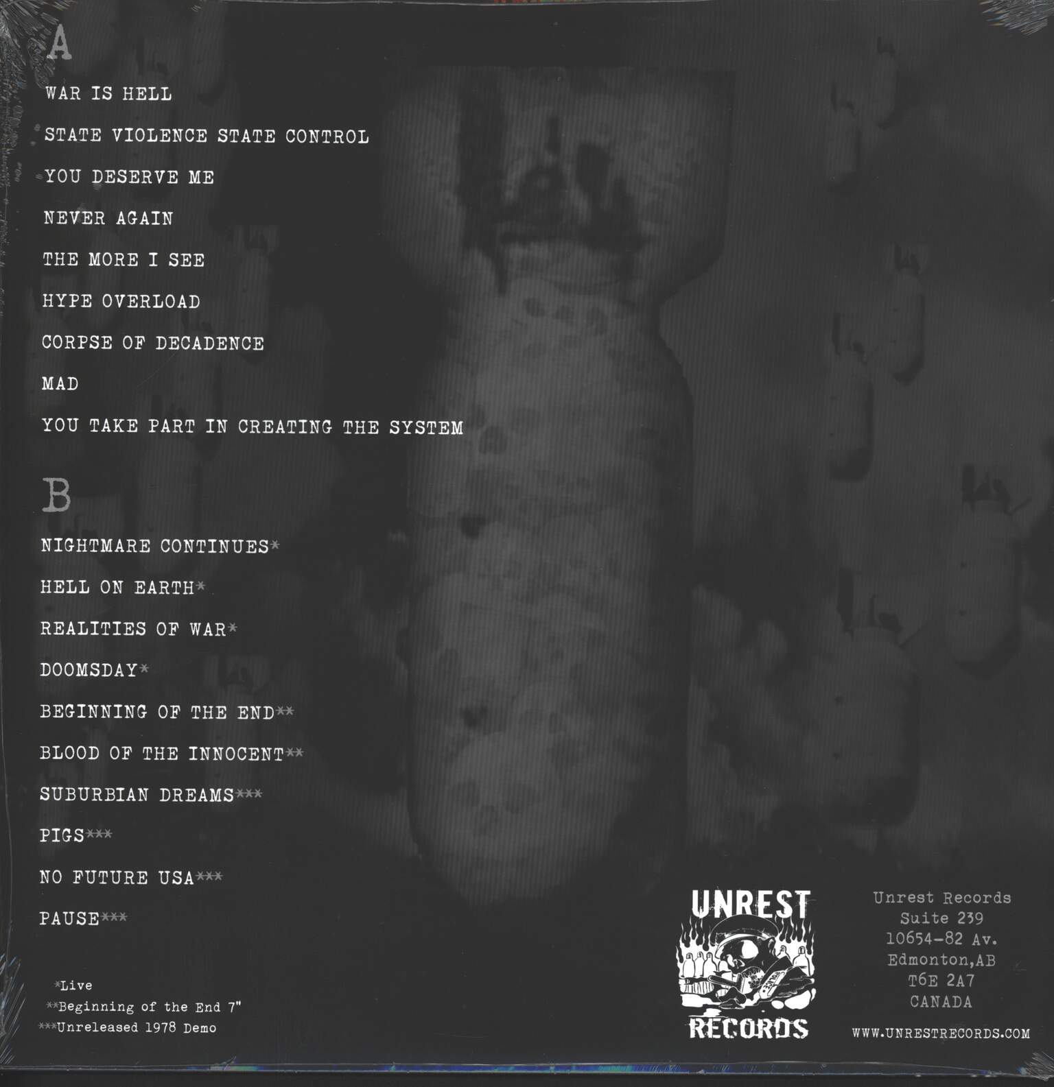 Discharge: War Is Hell, LP (Vinyl)