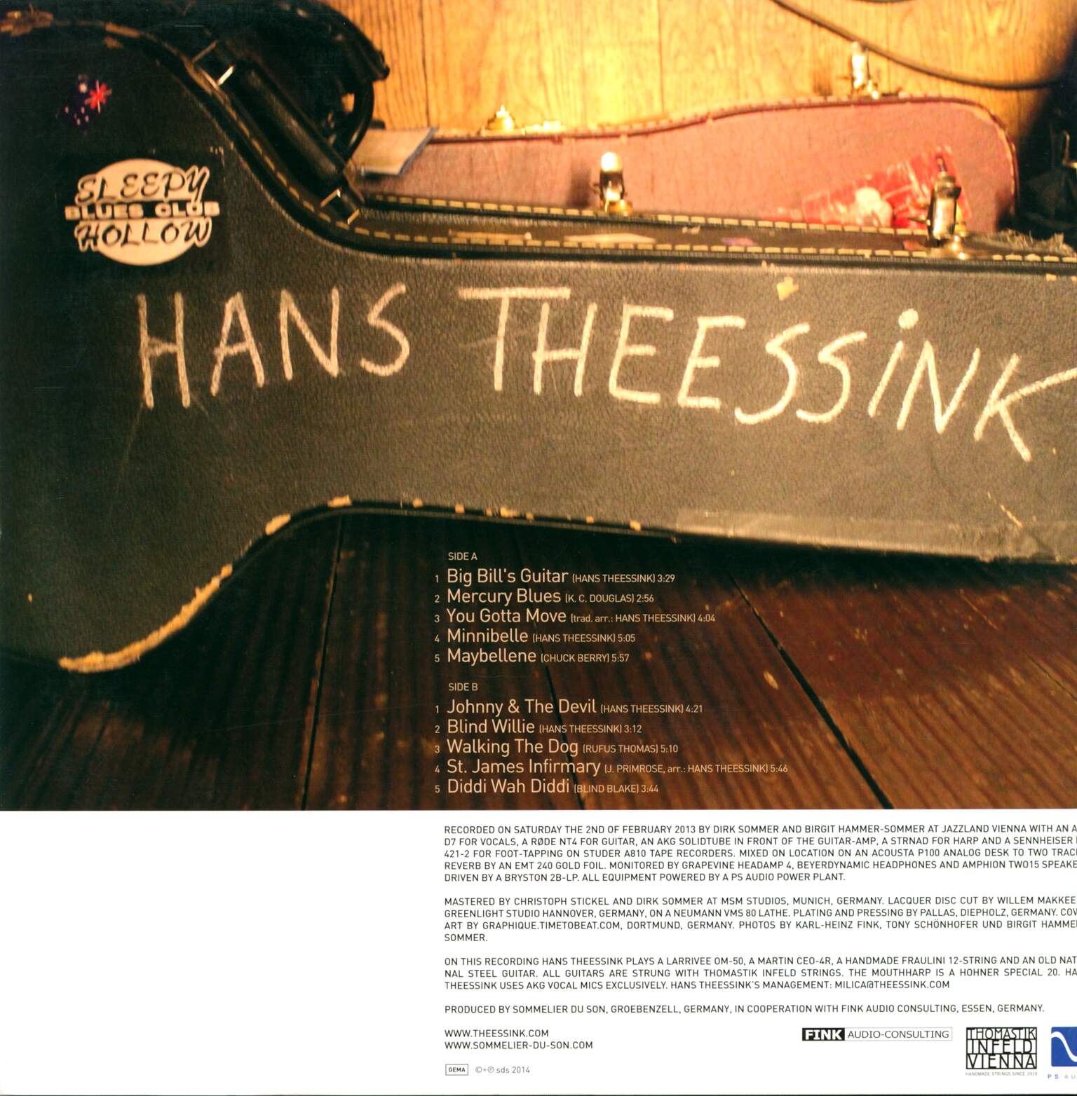 Hans Theessink: Live At Jazzland, LP (Vinyl)