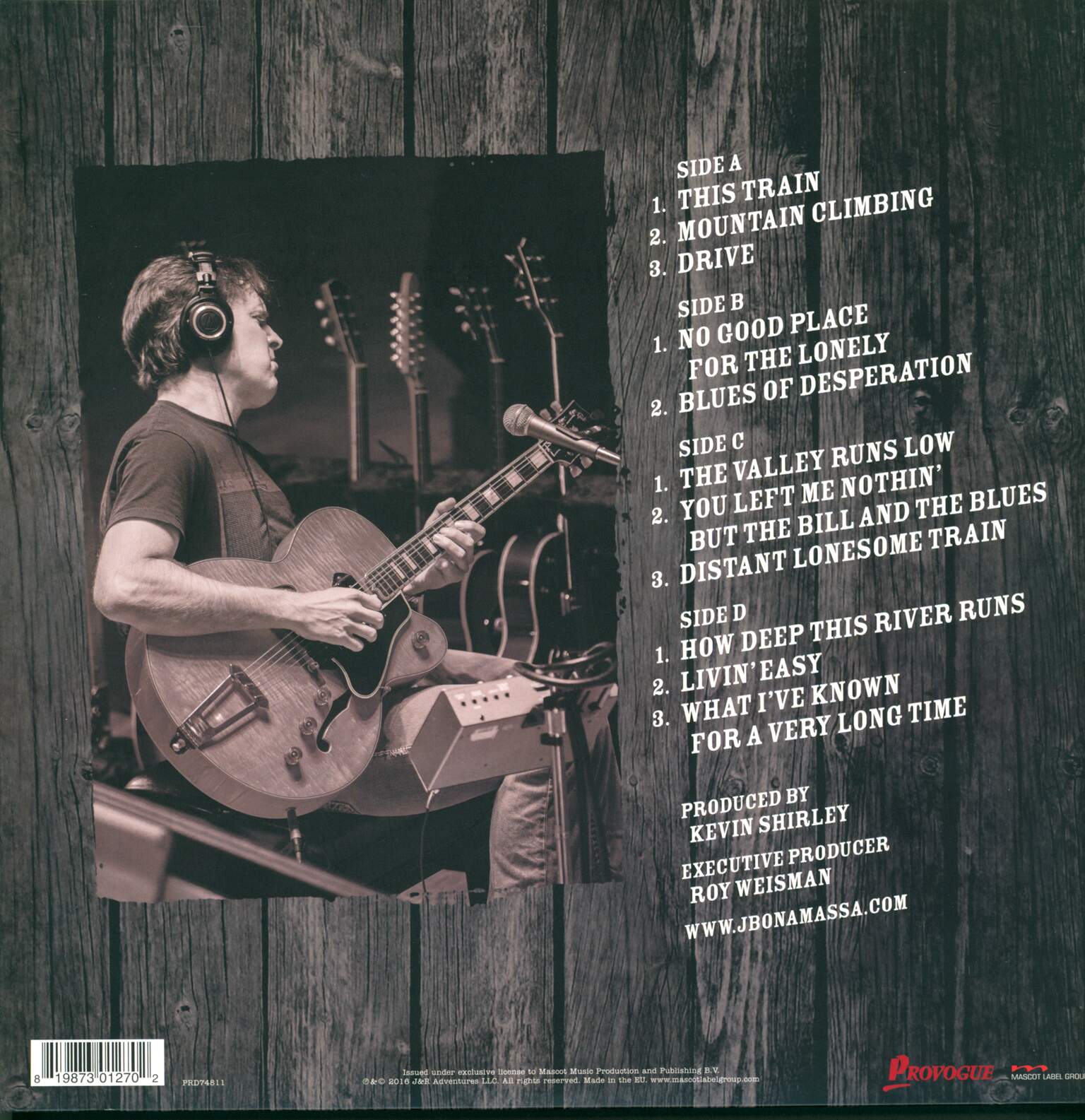 Joe Bonamassa: Blues Of Desperation, 2×LP (Vinyl)