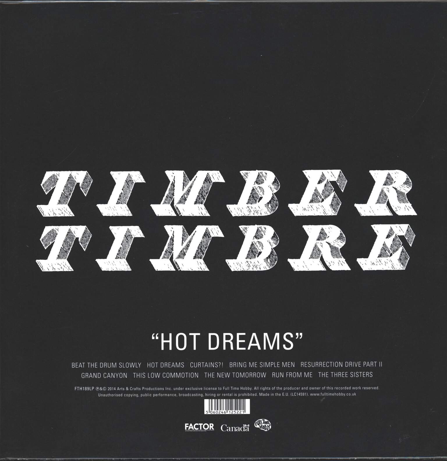 Timber Timbre: Hot Dreams, LP (Vinyl)