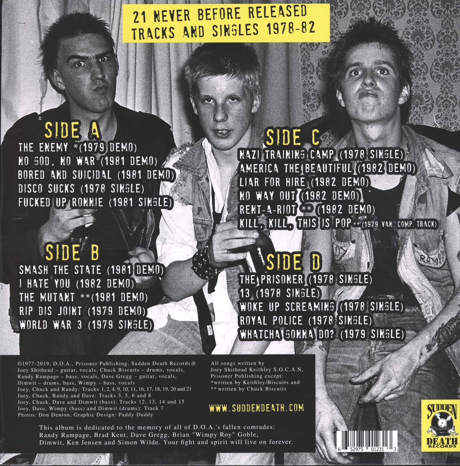 D.O.A.: 1978, 2×LP (Vinyl)