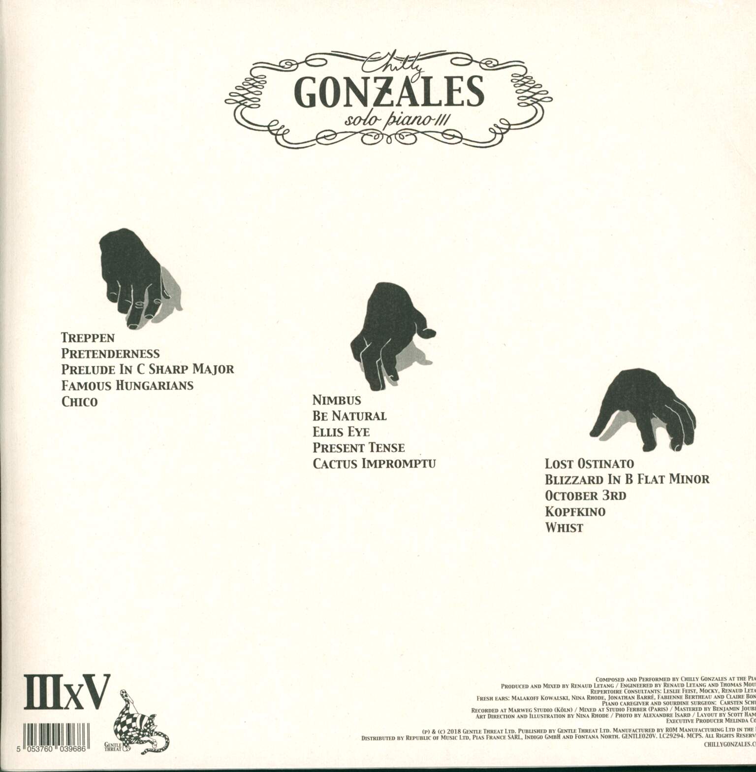Chilly Gonzales: Solo Piano III, 2×LP (Vinyl)