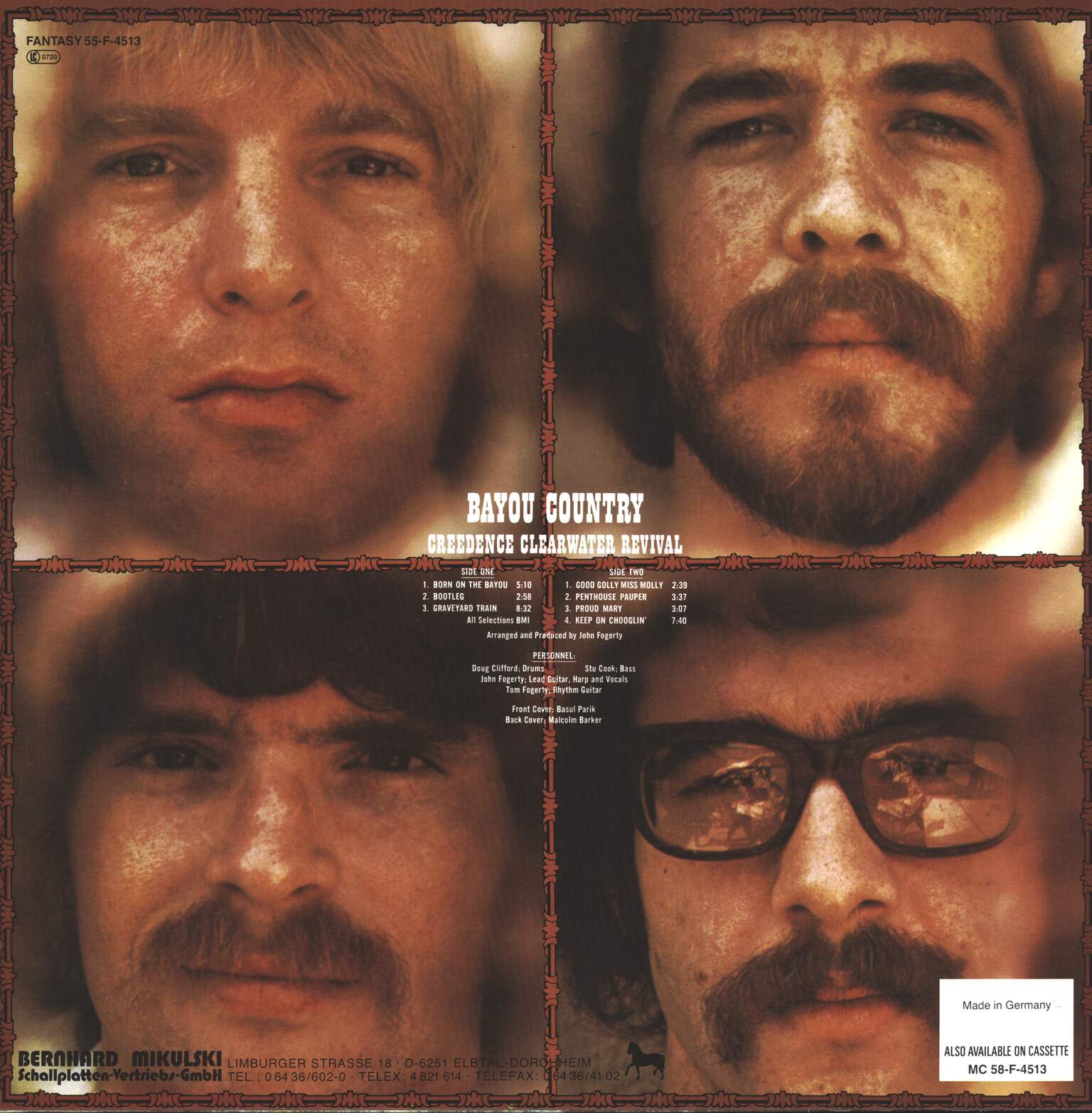 Creedence Clearwater Revival: Bayou Country, 1×LP (Vinyl)