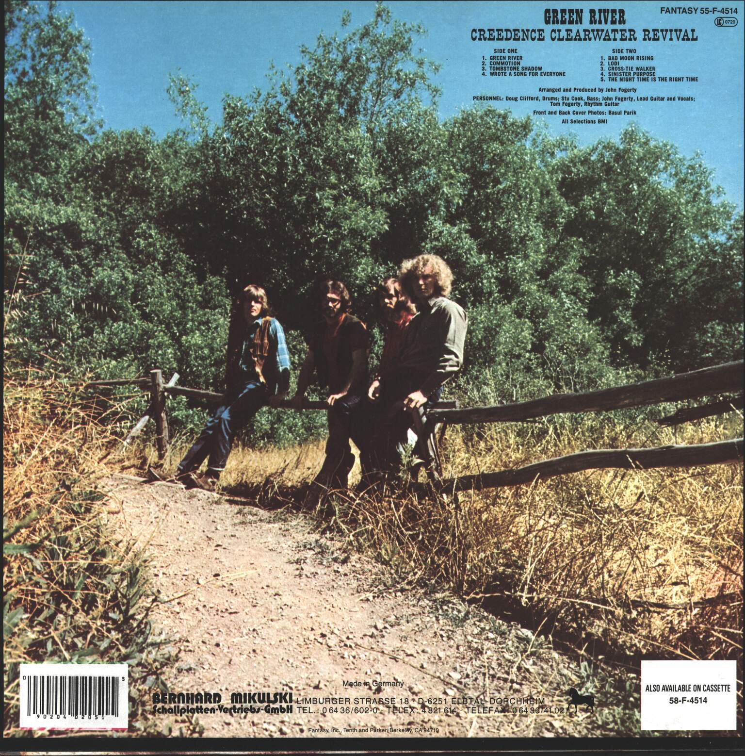 Creedence Clearwater Revival: Green River, 1×LP (Vinyl)