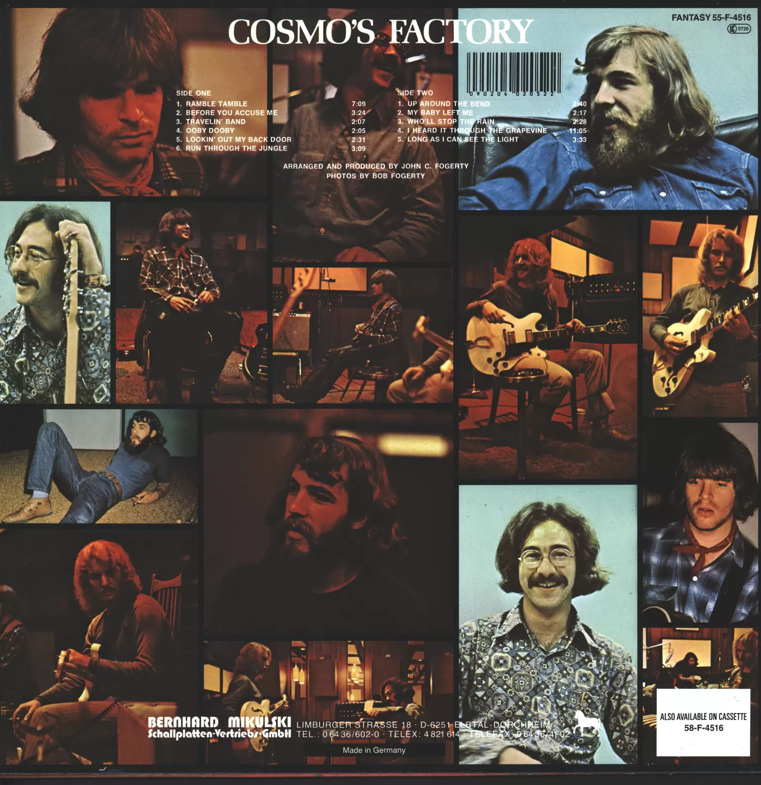 Creedence Clearwater Revival: Cosmo's Factory, 1×LP (Vinyl)