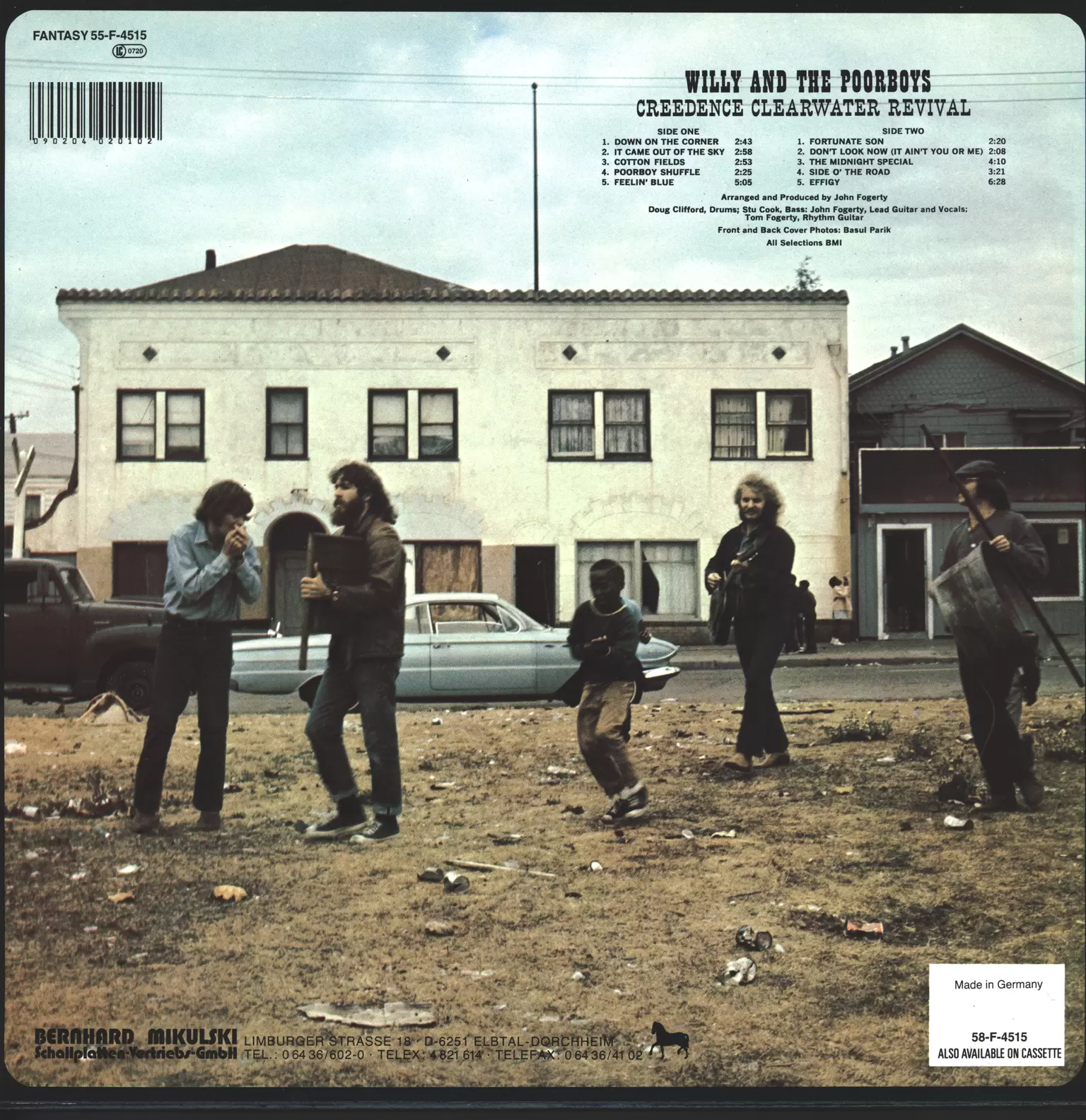 Creedence Clearwater Revival: Willy And The Poor Boys, 1×LP (Vinyl)