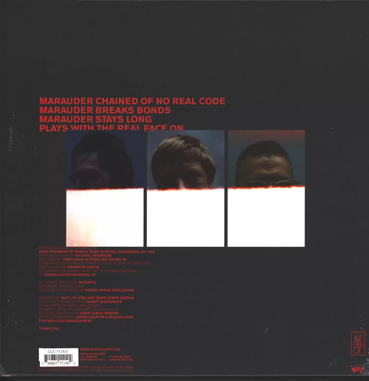 Interpol: Marauder, 1×LP (Vinyl)