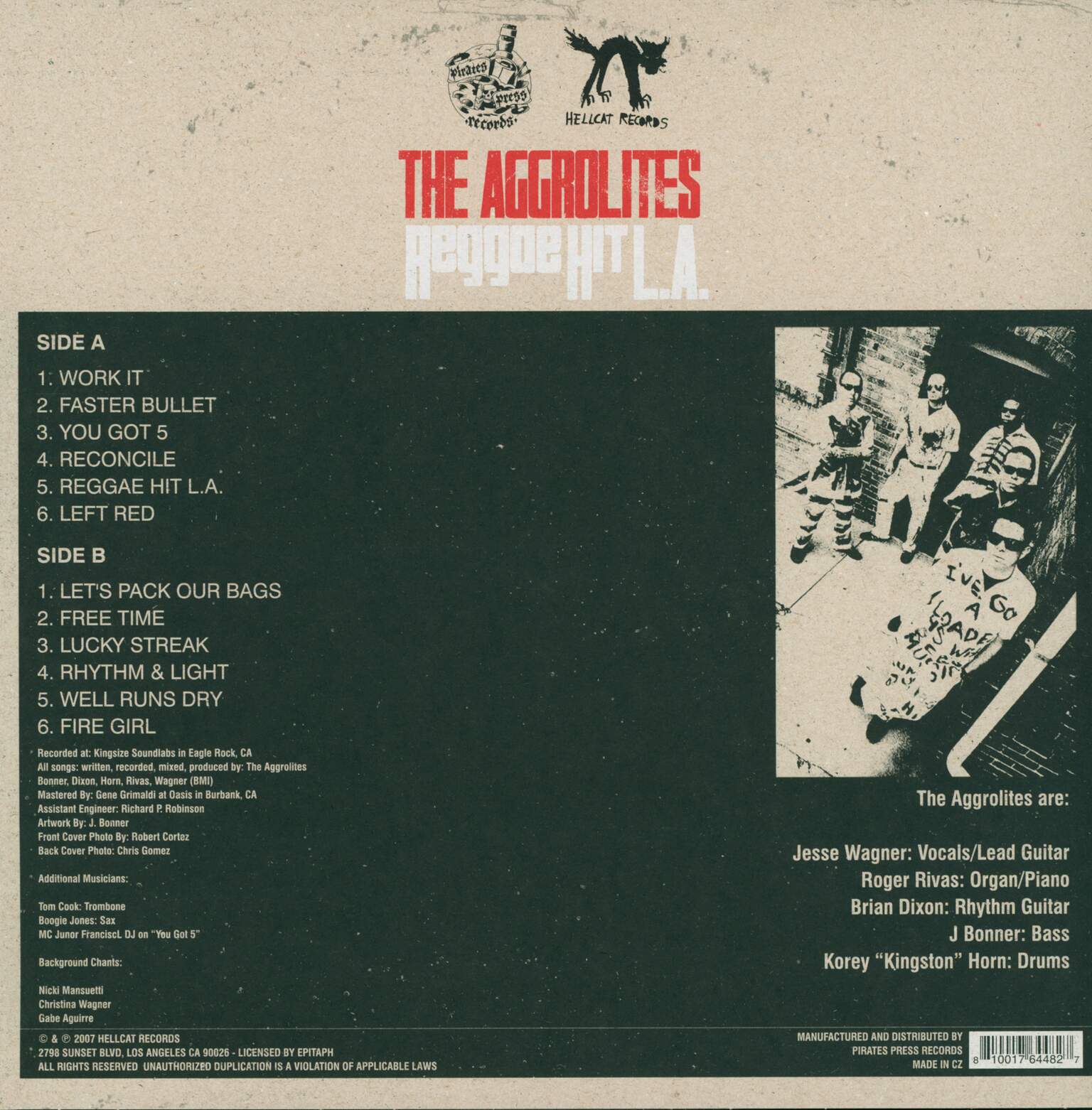The Aggrolites: Reggae Hit L.A., 1×LP (Vinyl)