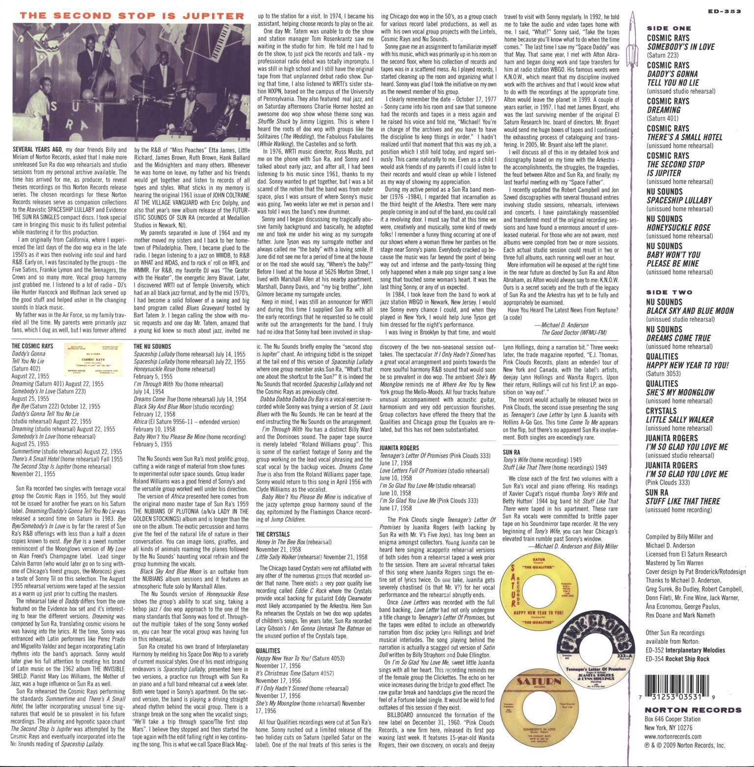 The Sun Ra Arkestra: The Second Stop Is Jupiter, 1×LP (Vinyl)