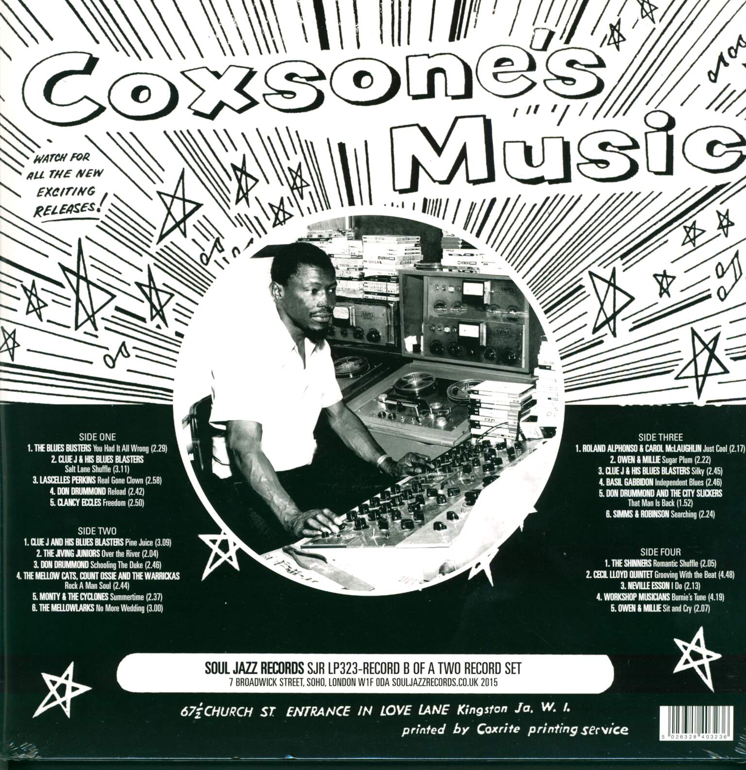 Various: Coxsone's Music (The First Recordings Of Sir Coxsone The Downbeat 1960-62), 2×LP (Vinyl)