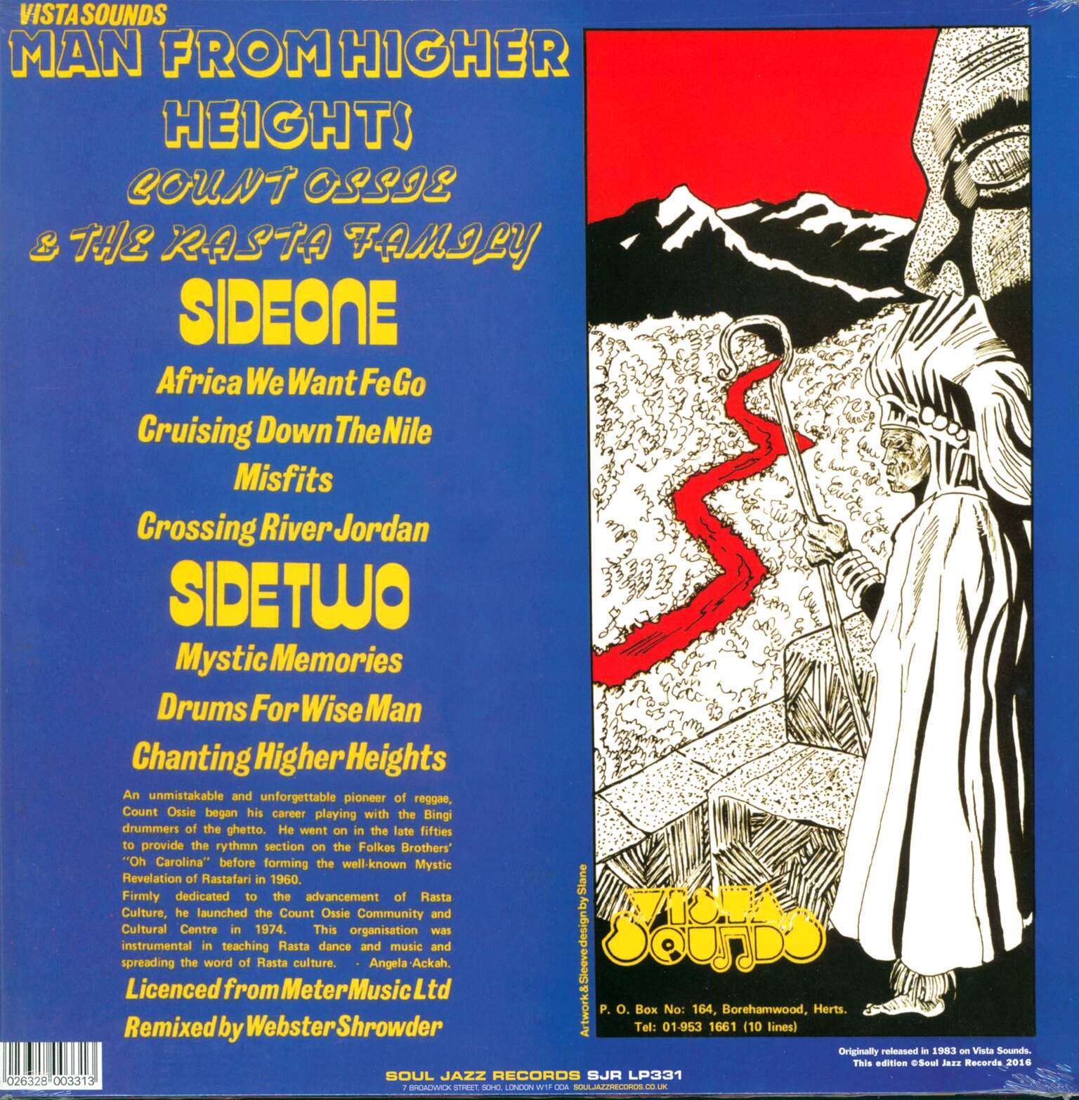 Count Ossie: Man From Higher Heights, 1×LP (Vinyl)