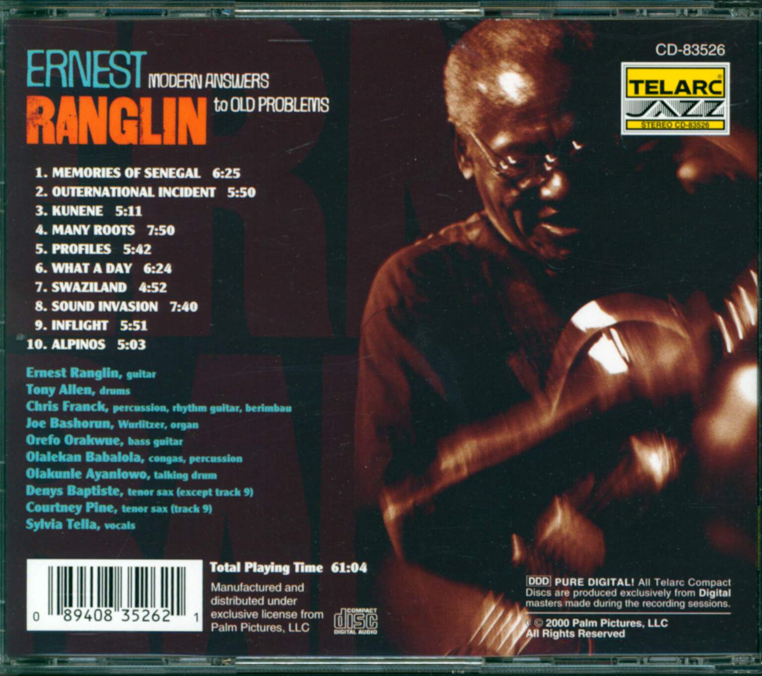 Ernest Ranglin: Modern Answers To Old Problems, 1×CD