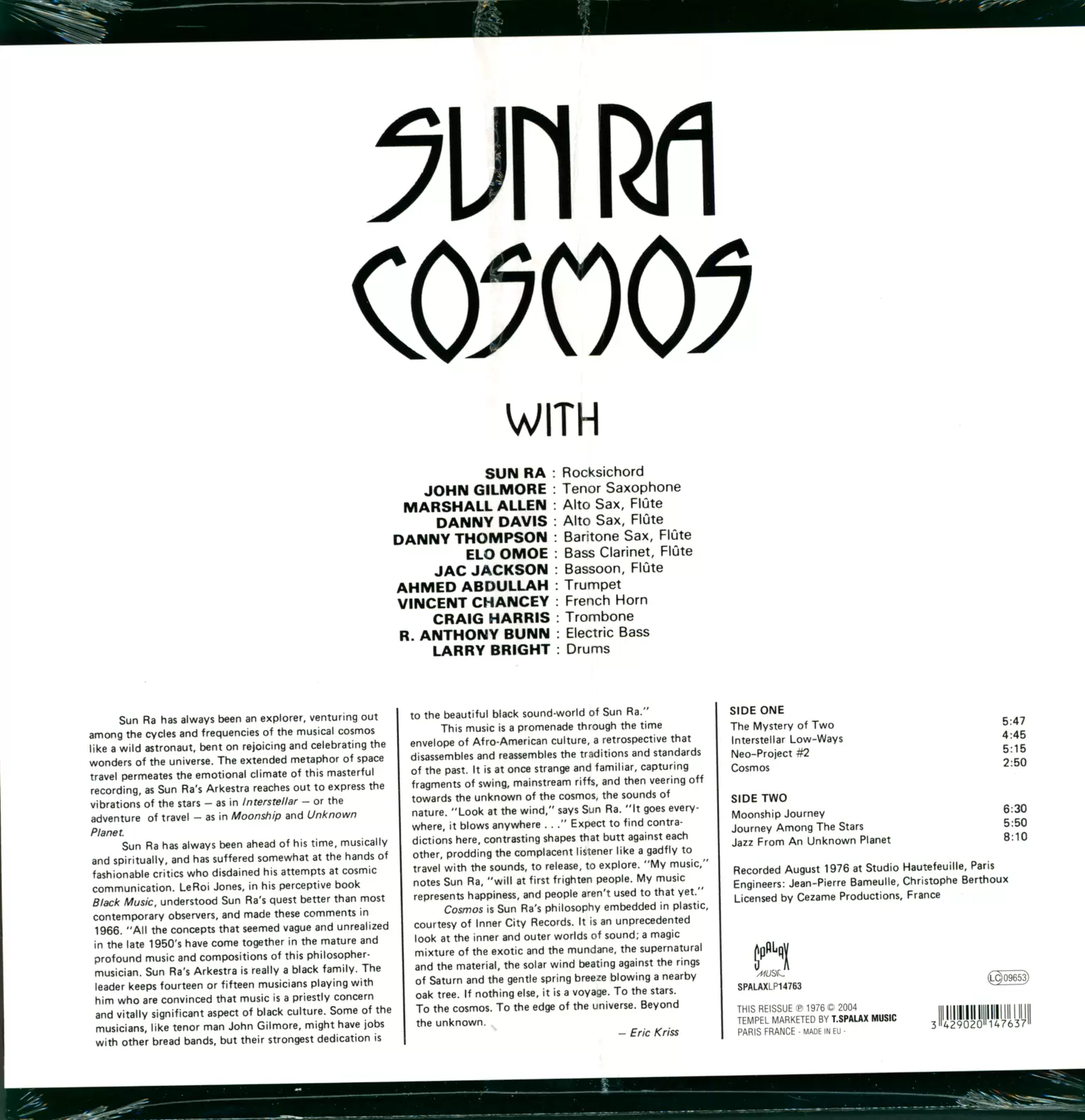Sun Ra: Cosmos, 1×LP (Vinyl)