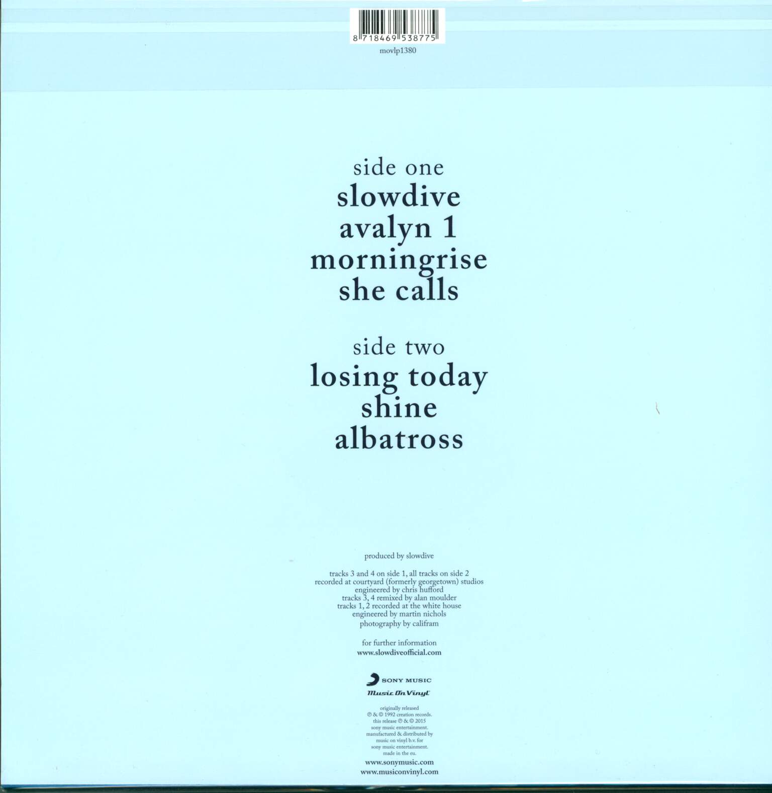 Slowdive: Blue Day, 1×LP (Vinyl)