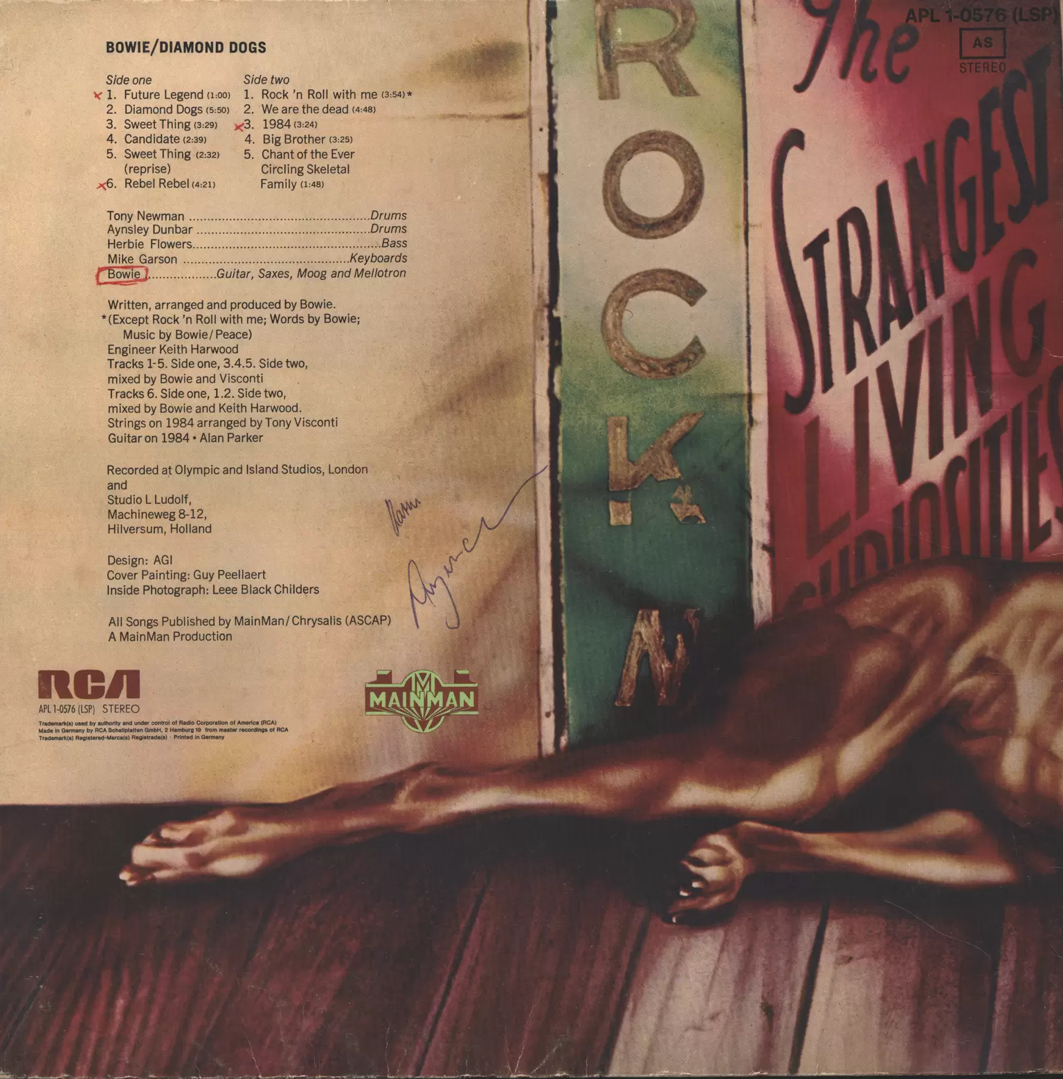 David Bowie: Diamond Dogs, 1×LP (Vinyl)